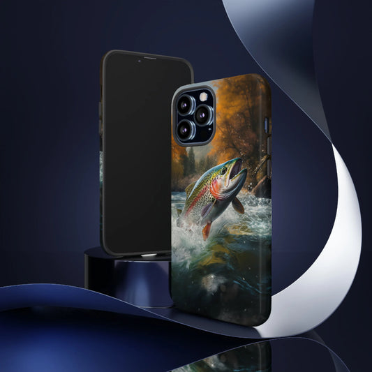 A variety of stylish and protective iPhone cases in different colors and textures, neatly arranged alongside accessories like glasses and wallets.