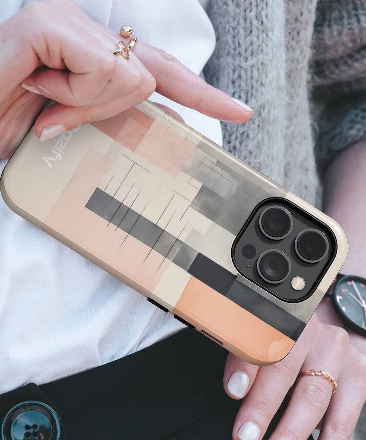 Abstract Artistry Burst of Colors iPhone case Case Cazify - Delivery Canada