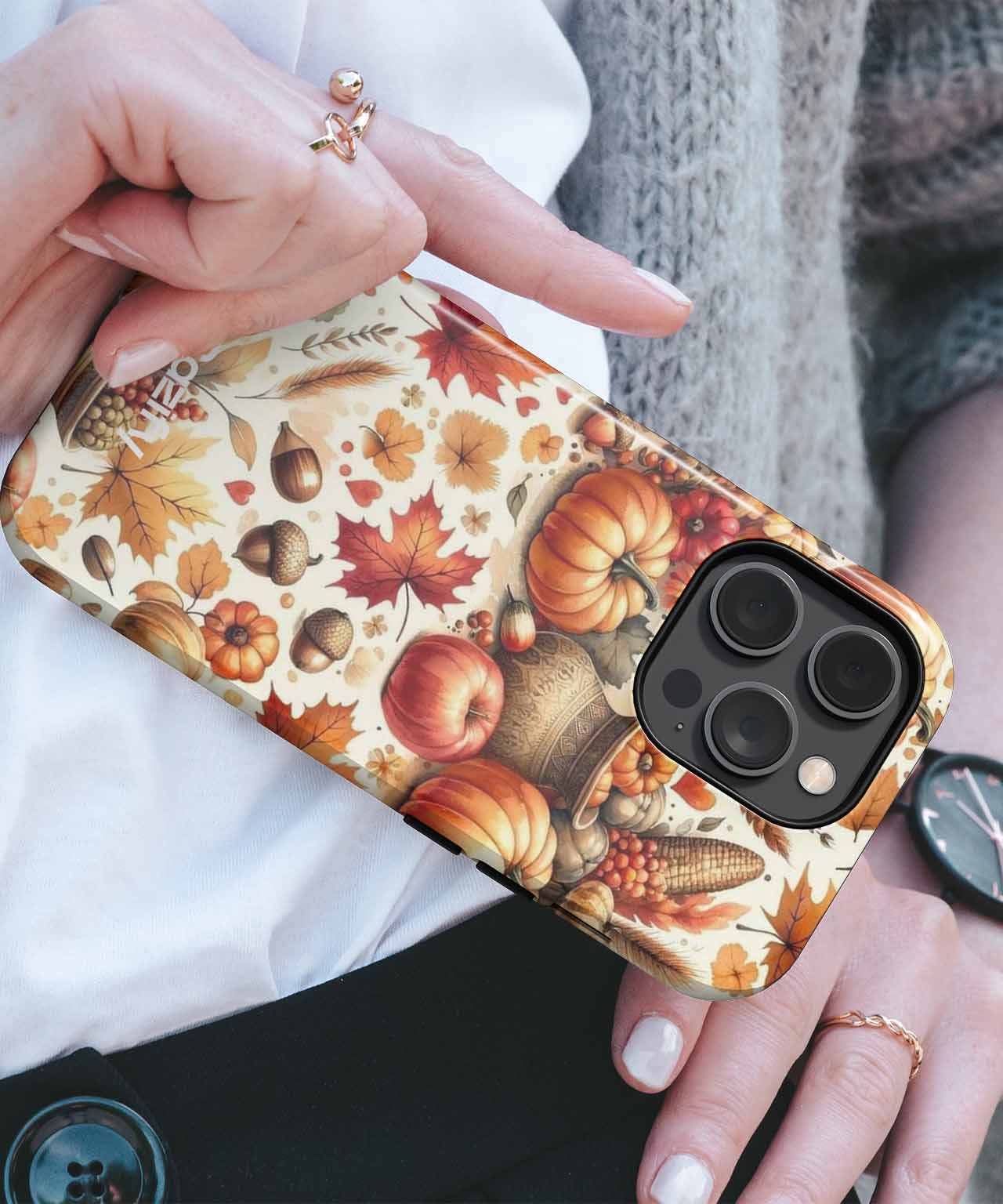 Autumn Harvest Feast of Pumpkins iPhone case Case Cazify - Delivery Canada