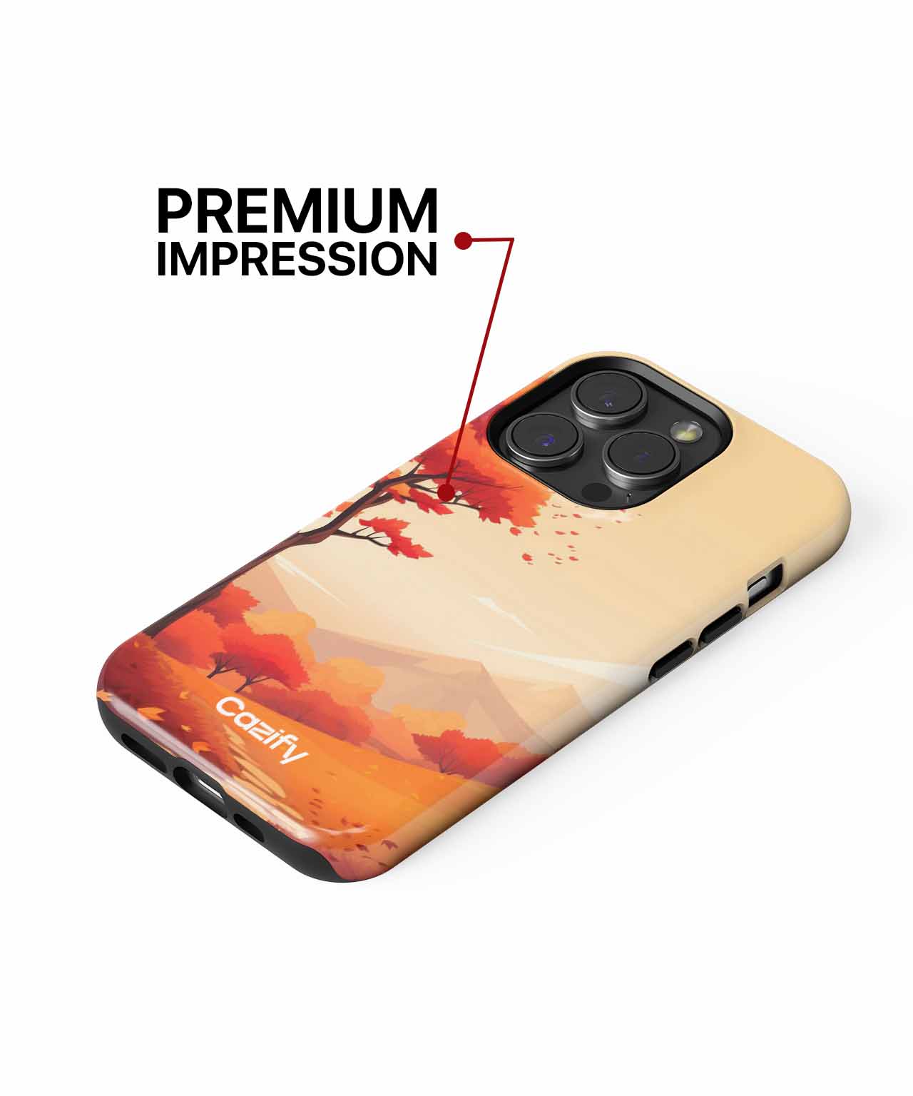 Autumn's Whimsical Orange Wonderland iPhone case Case Cazify - Delivery Canada