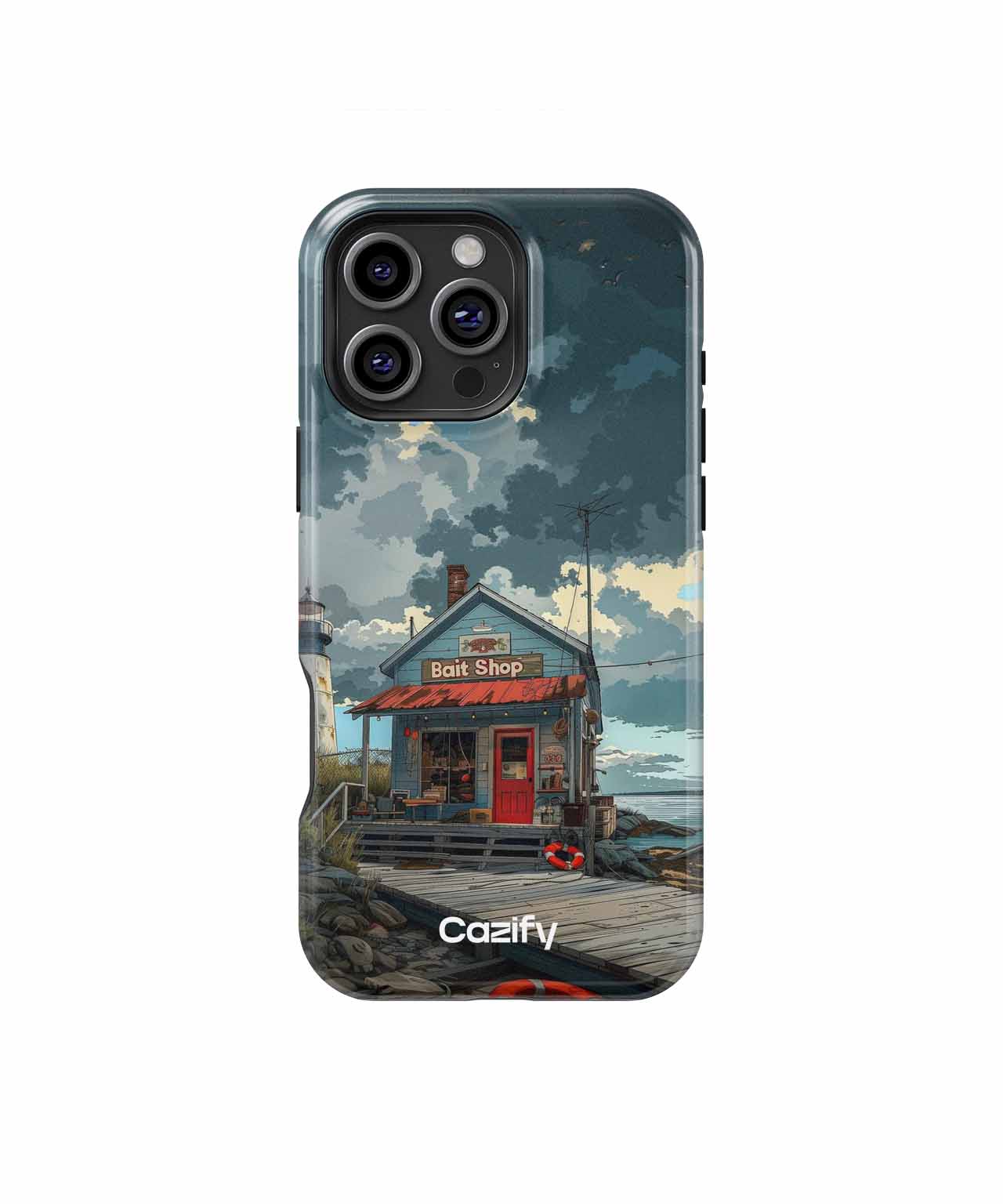 Bait Shop Adventure in Coastal Paradise iPhone case Case Cazify - Delivery Canada