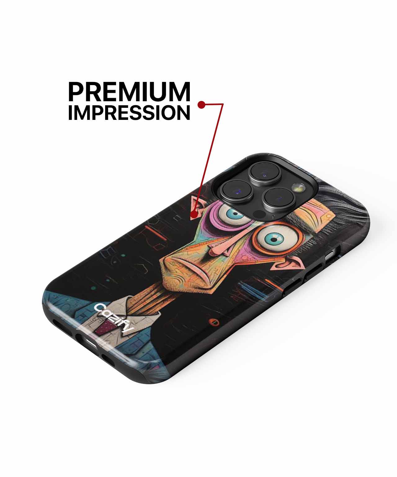 Bewildered Businessman with Quirky Style iPhone case Case Cazify - Delivery Canada