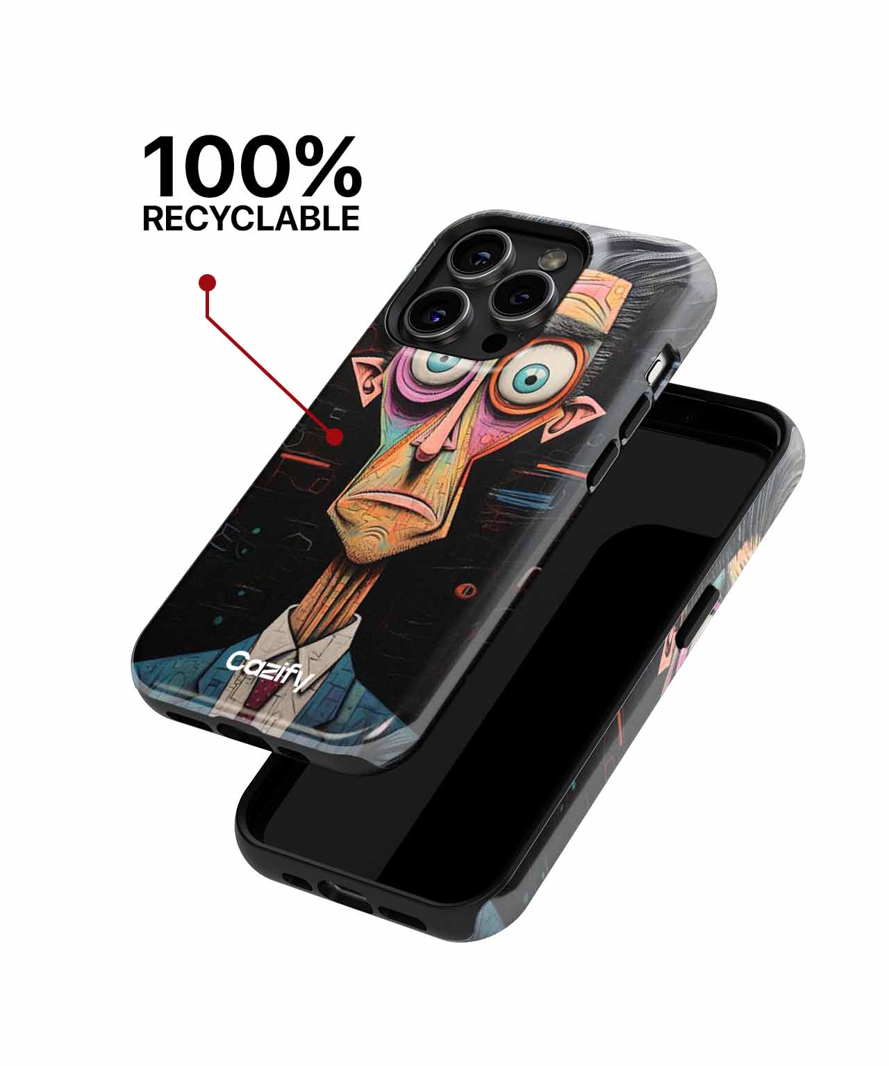 Bewildered Businessman with Quirky Style iPhone case Case Cazify - Delivery Canada