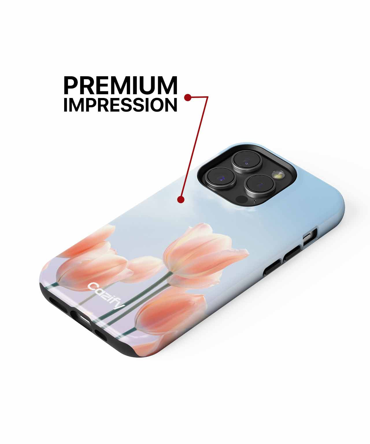 Blissful Blooming Tulips in Springtime iPhone case Case Cazify - Delivery Canada