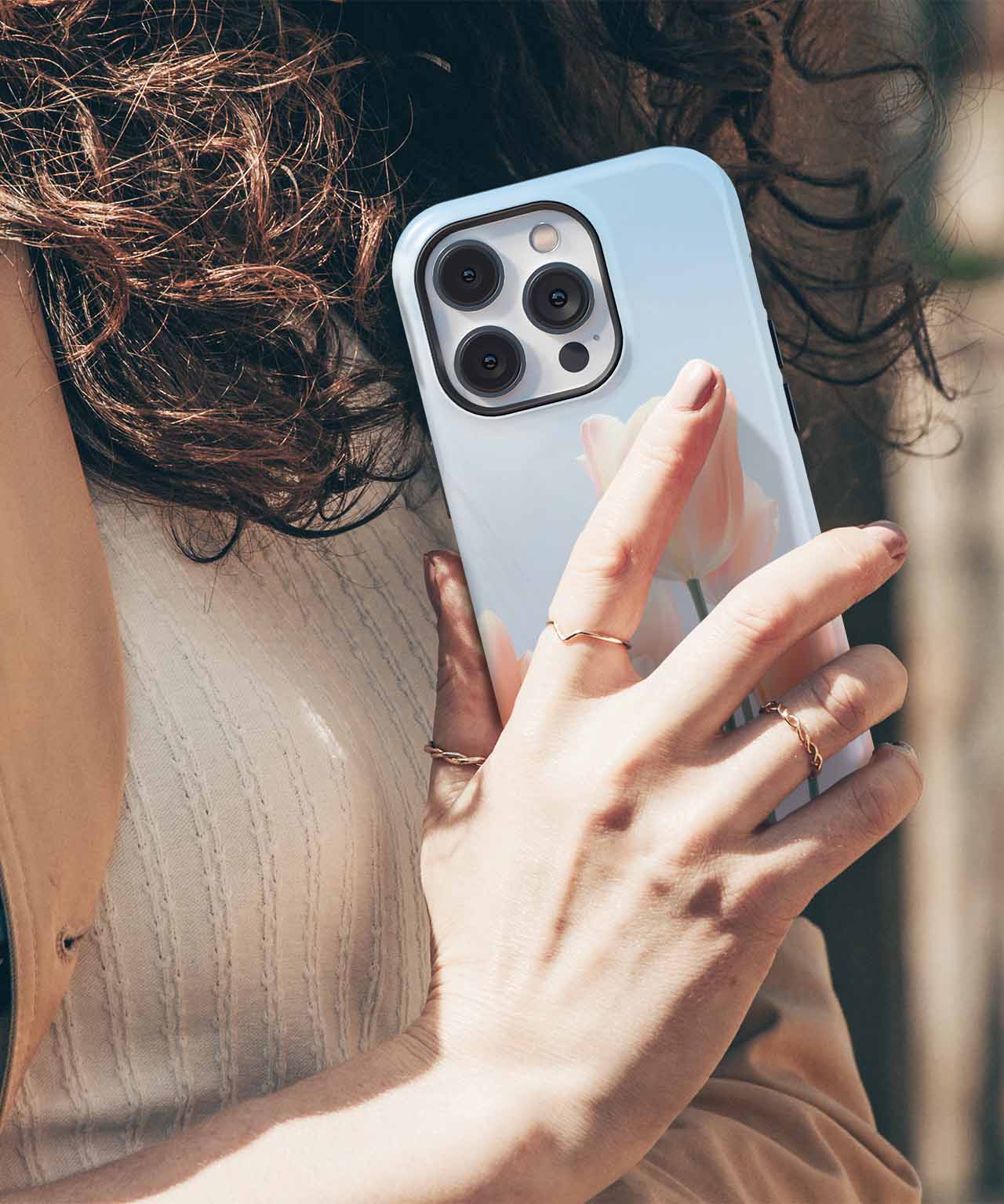 Blissful Blooming Tulips in Springtime iPhone case Case Cazify - Delivery Canada