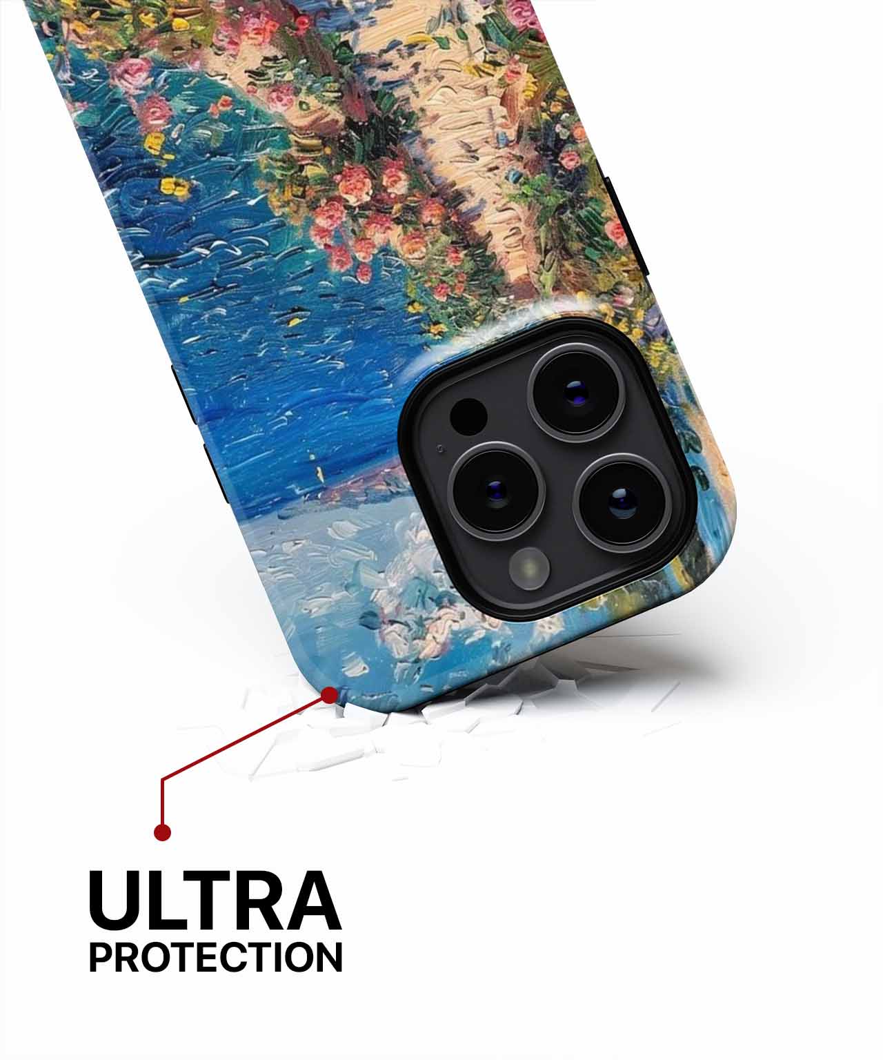 Blissful Coastal Stroll with Flowers iPhone case Case Cazify - Delivery Canada