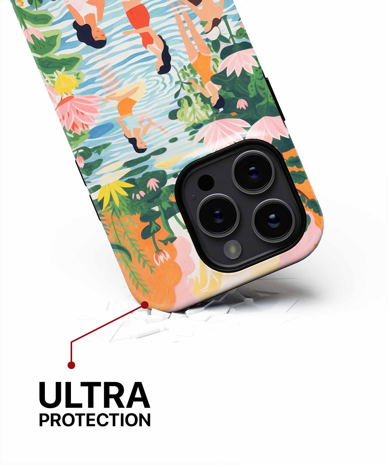 Blissful Ladies in a Vibrant Oasis iPhone case Case Cazify - Delivery Canada