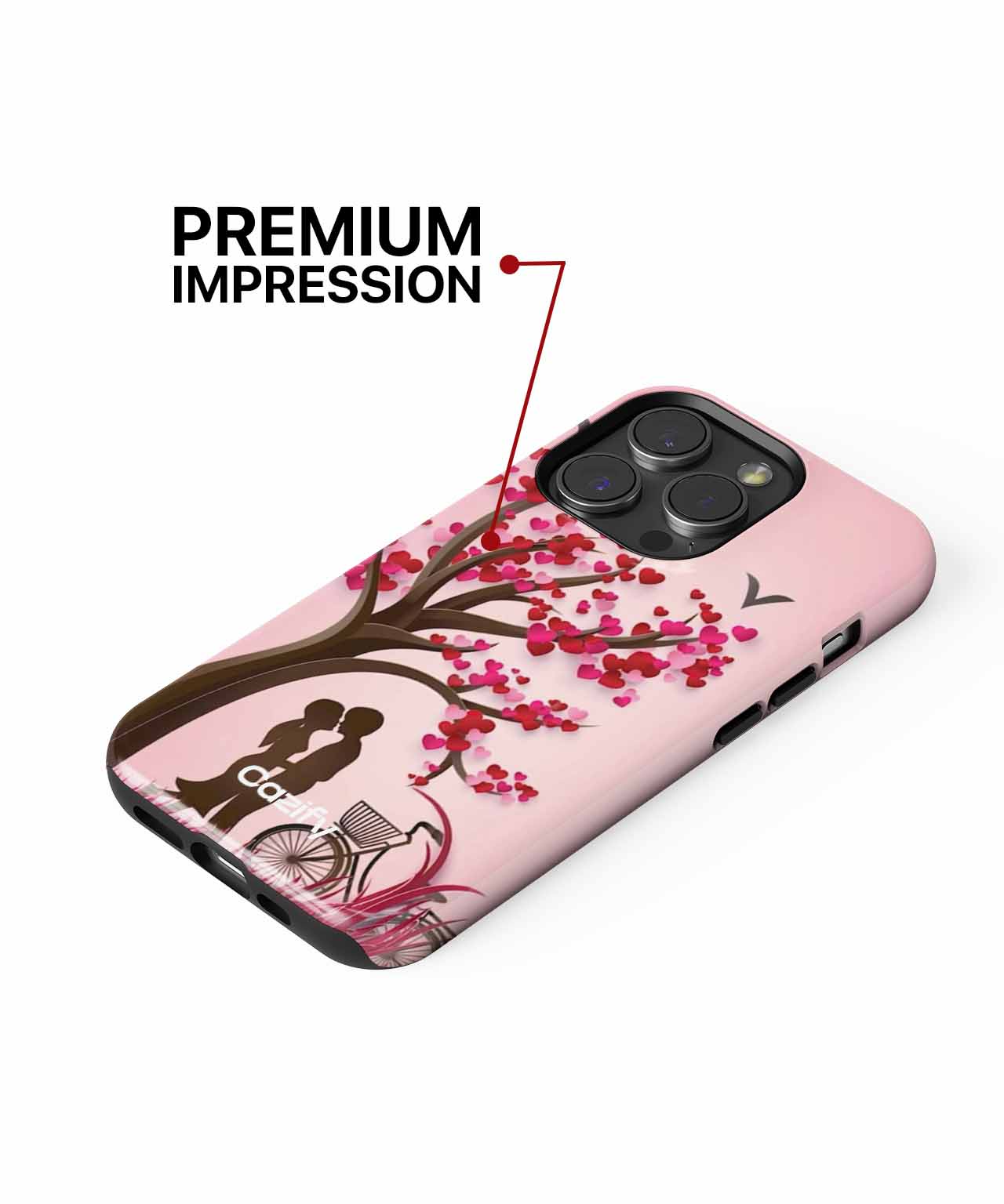 Blissful Nature Love Under Hearts iPhone case Case Cazify - Delivery Canada