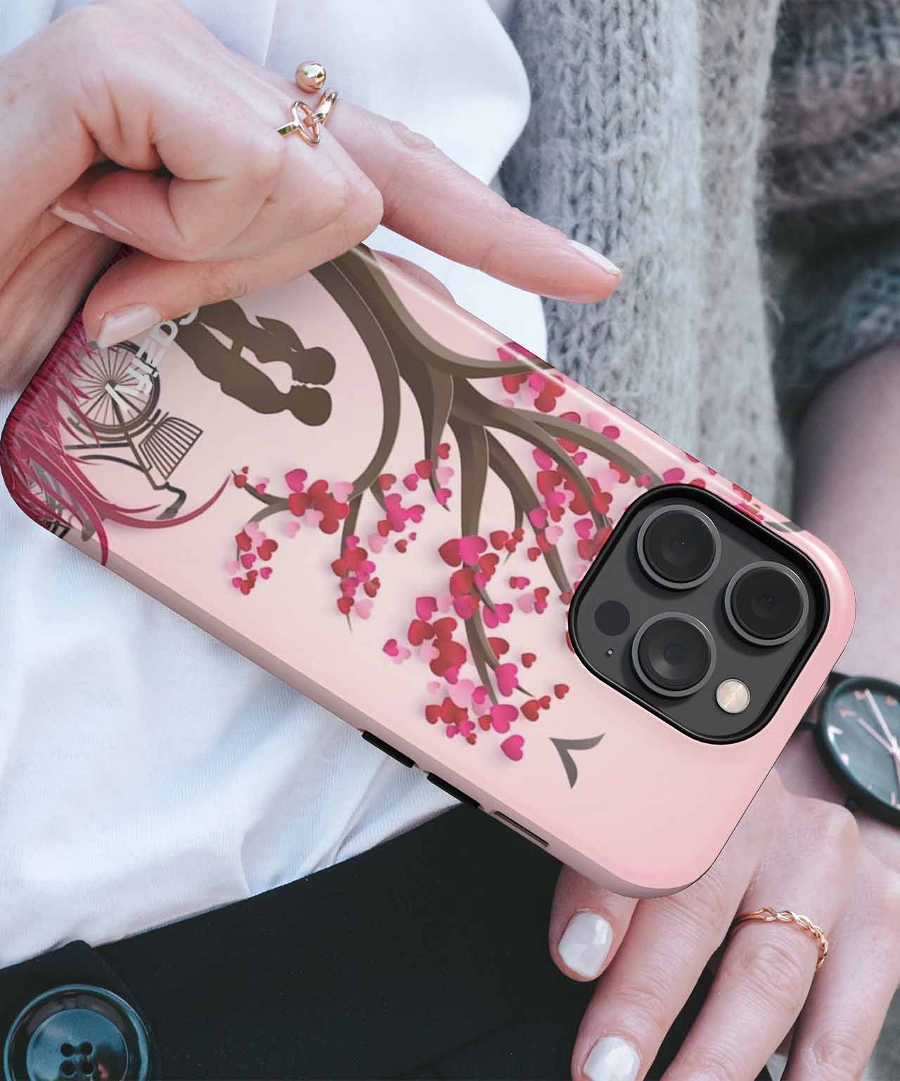 Blissful Nature Love Under Hearts iPhone case Case Cazify - Delivery Canada
