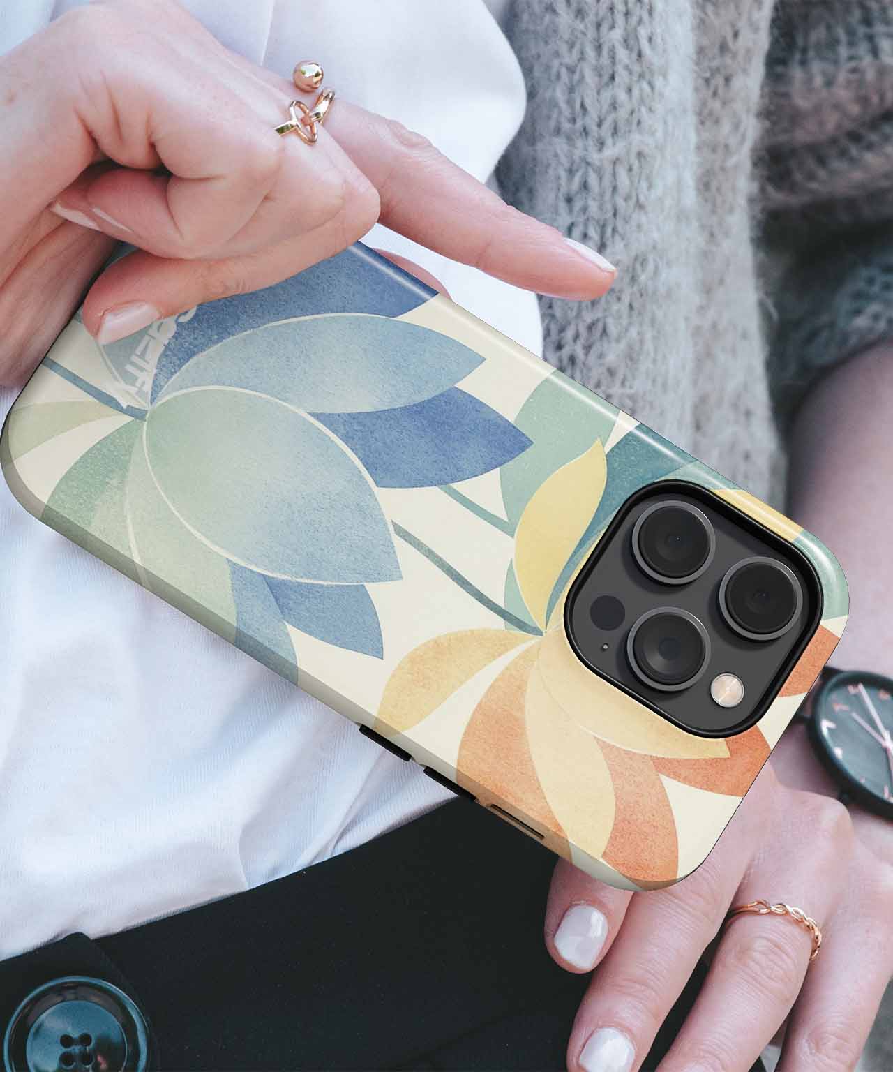 Blooming Colorful Water Lily Delight iPhone case Case Cazify - Delivery Canada