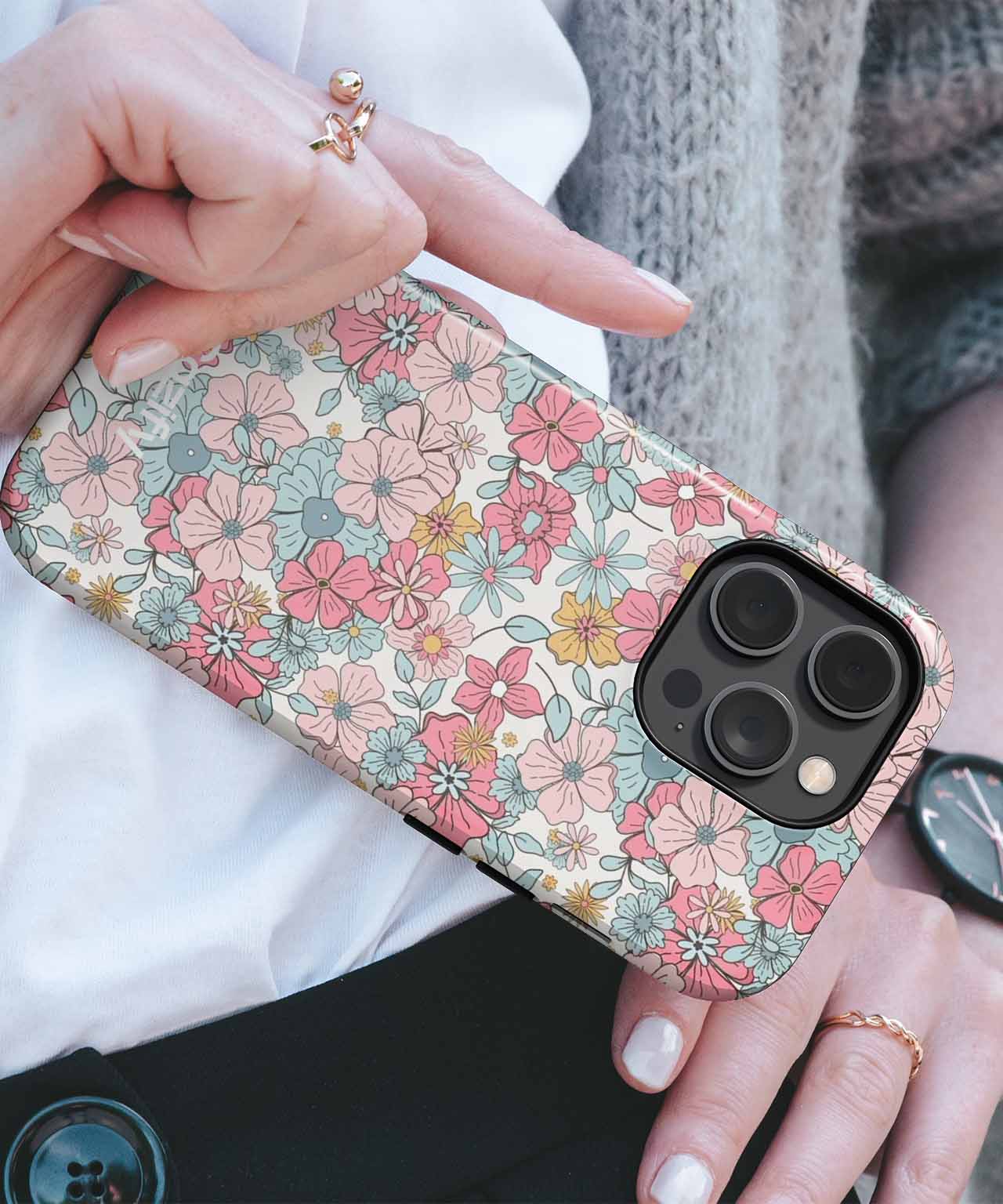 Blooming Delightful Floral Wonderland iPhone case Case Cazify - Delivery Canada