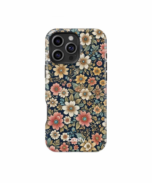 Blooming Floral Fun Under Moonlight iPhone case Case Cazify - Delivery Canada
