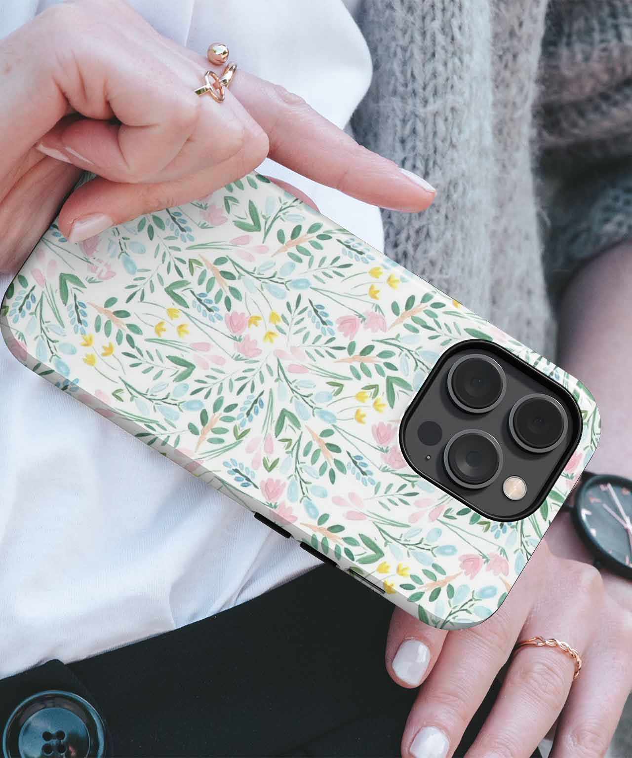 Blossoming Colors in Nature's Embrace iPhone case Case Cazify - Delivery Canada