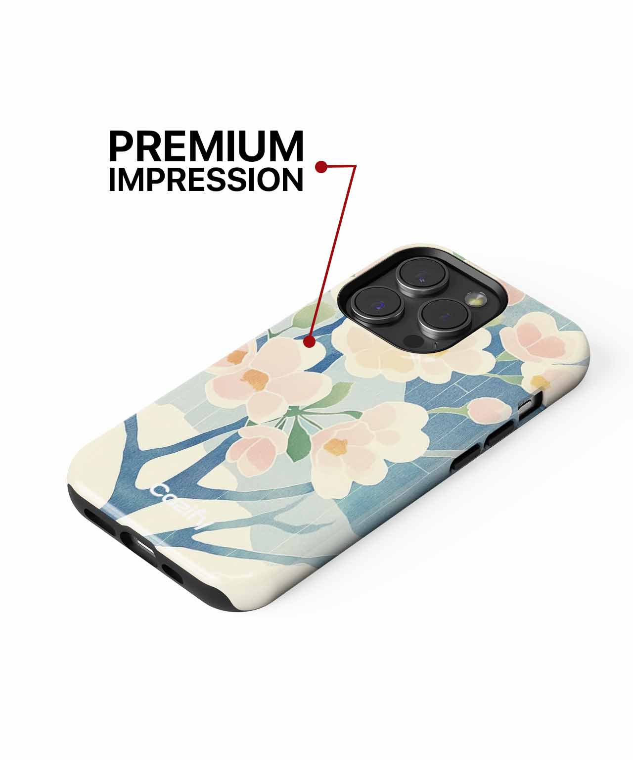 Blossoming Serenity with a Touch of Whimsy iPhone case Case Cazify - Delivery Canada