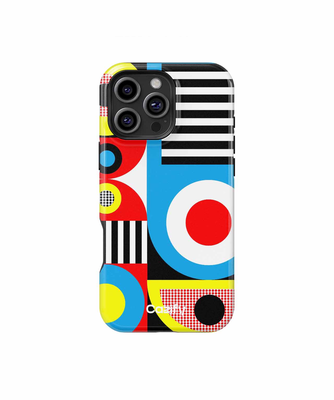 Bouncing Colorful Geometric Playground iPhone case Case Cazify - Delivery Canada