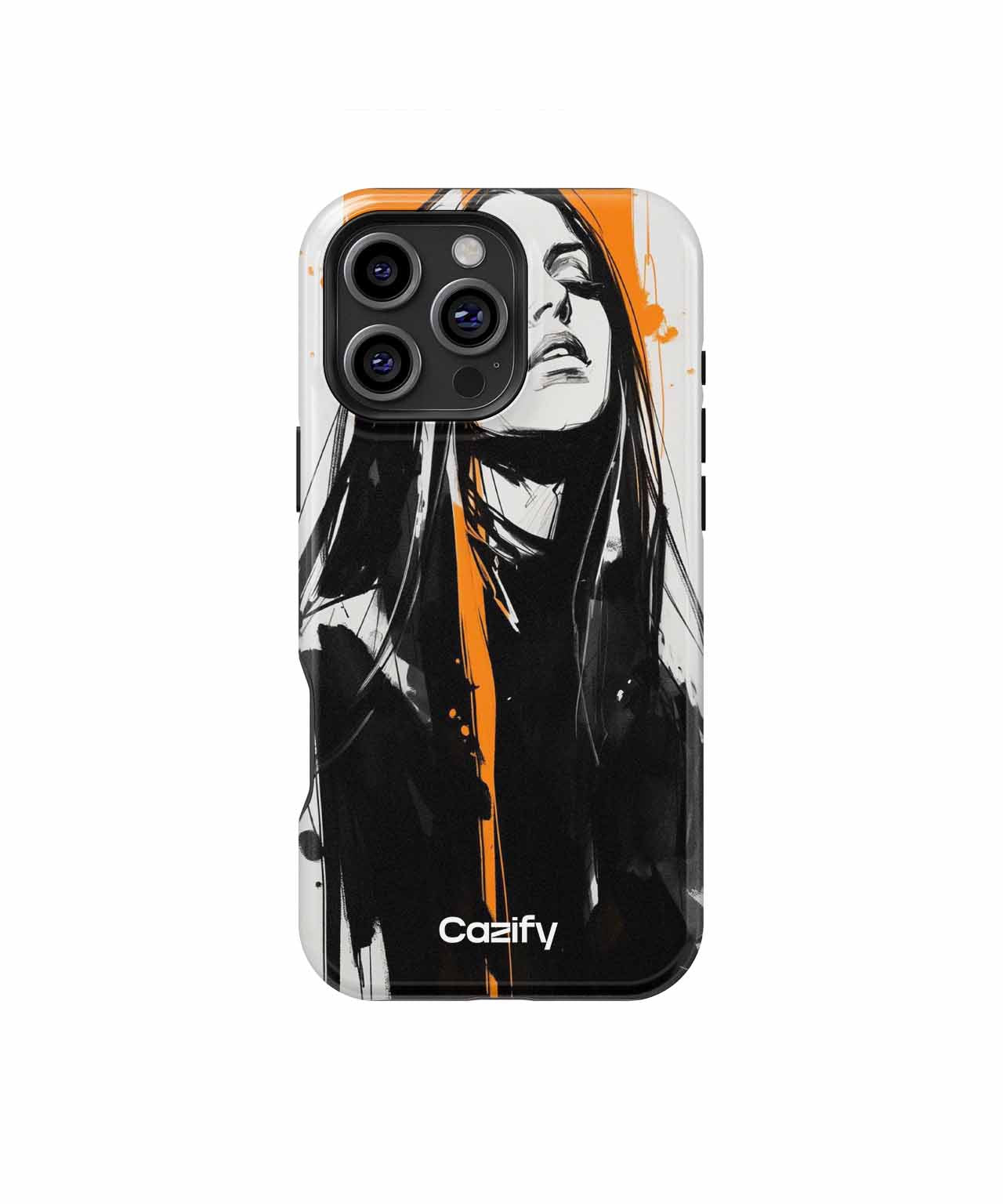 Breath of Bold Orange Dreams iPhone case Case Cazify - Delivery Canada