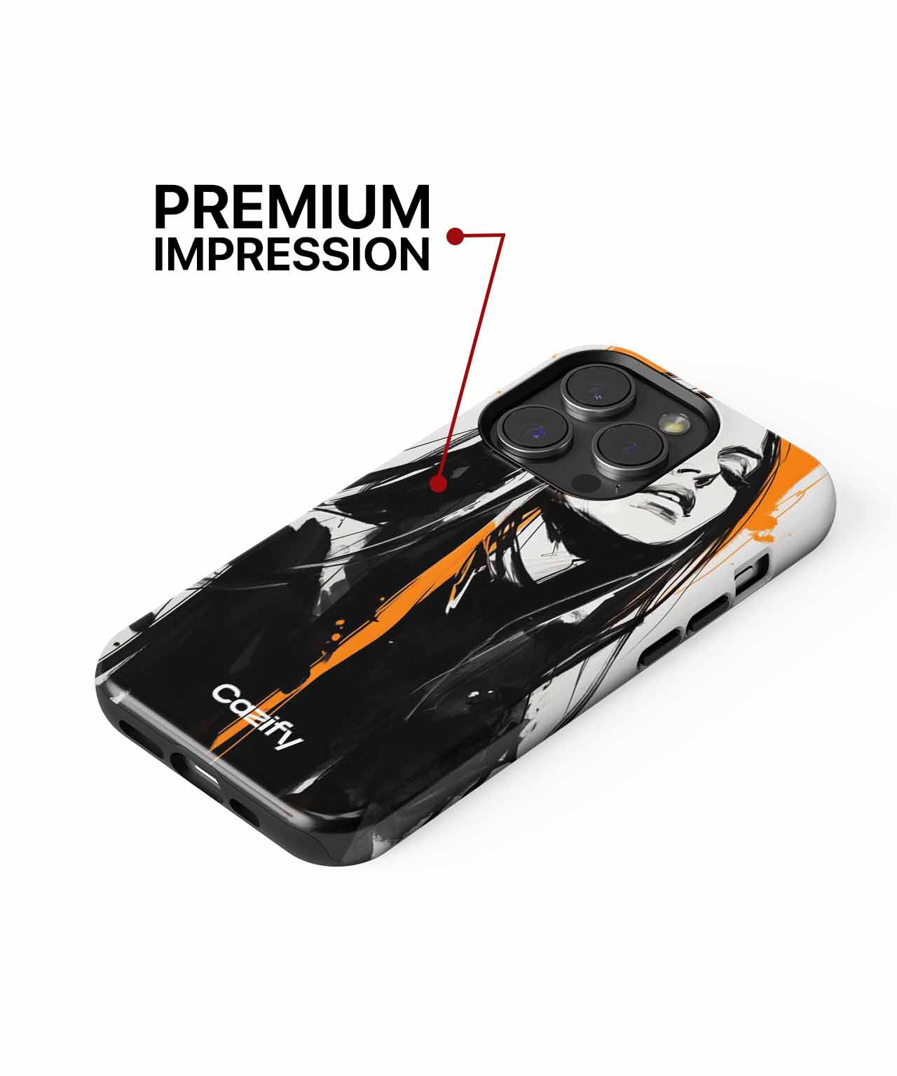 Breath of Bold Orange Dreams iPhone case Case Cazify - Delivery Canada