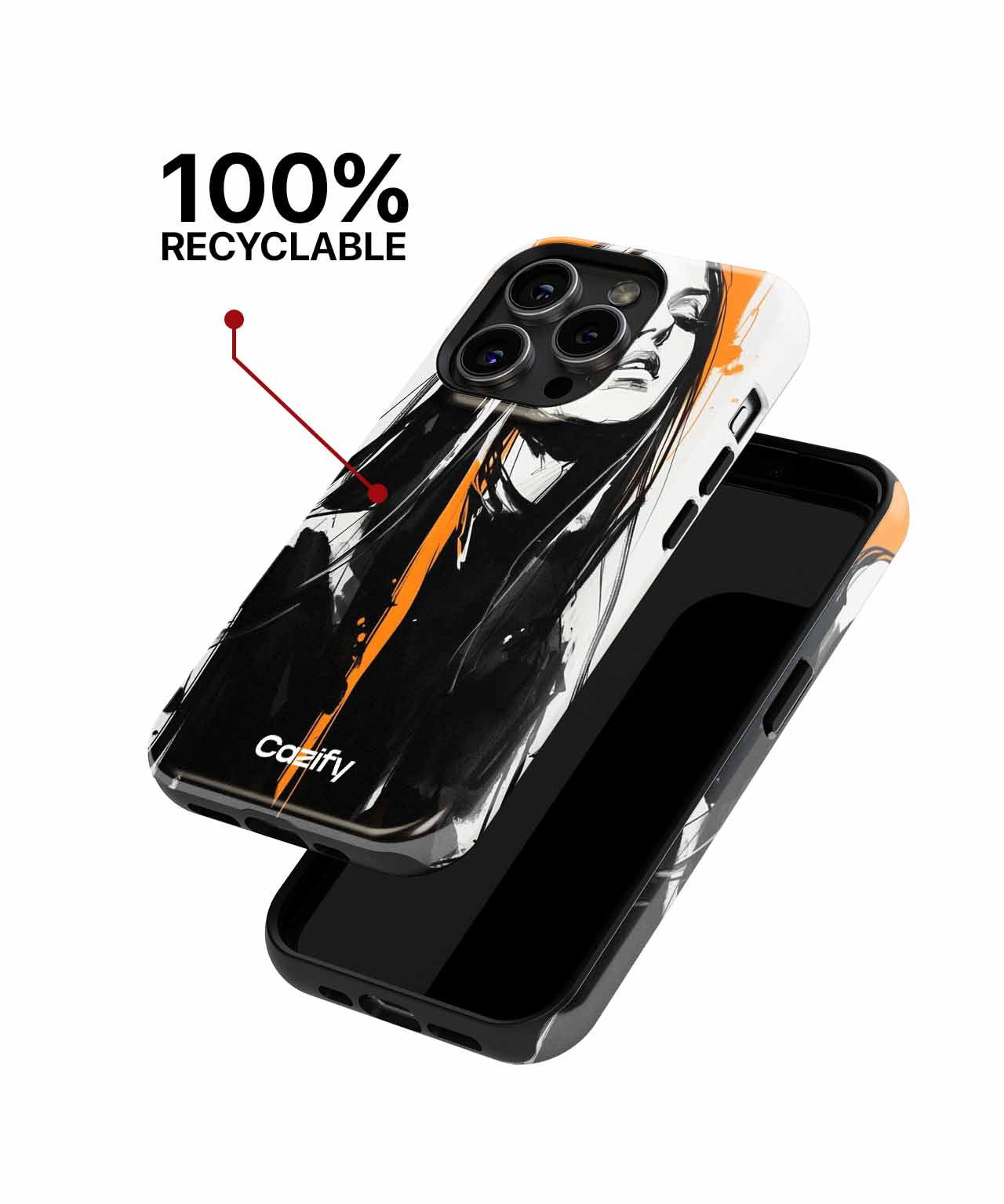 Breath of Bold Orange Dreams iPhone case Case Cazify - Delivery Canada