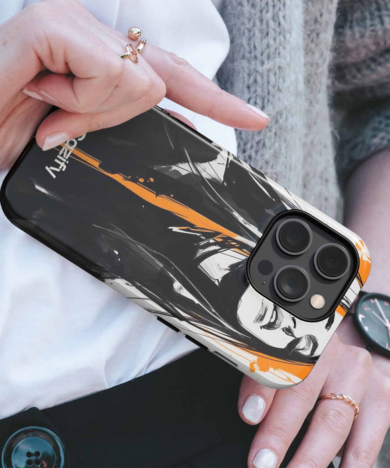 Breath of Bold Orange Dreams iPhone case Case Cazify - Delivery Canada