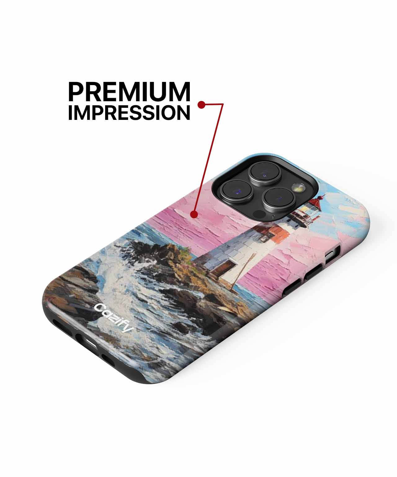Bright Beacon Guiding Lost Ships Home iPhone case Case Cazify - Delivery Canada