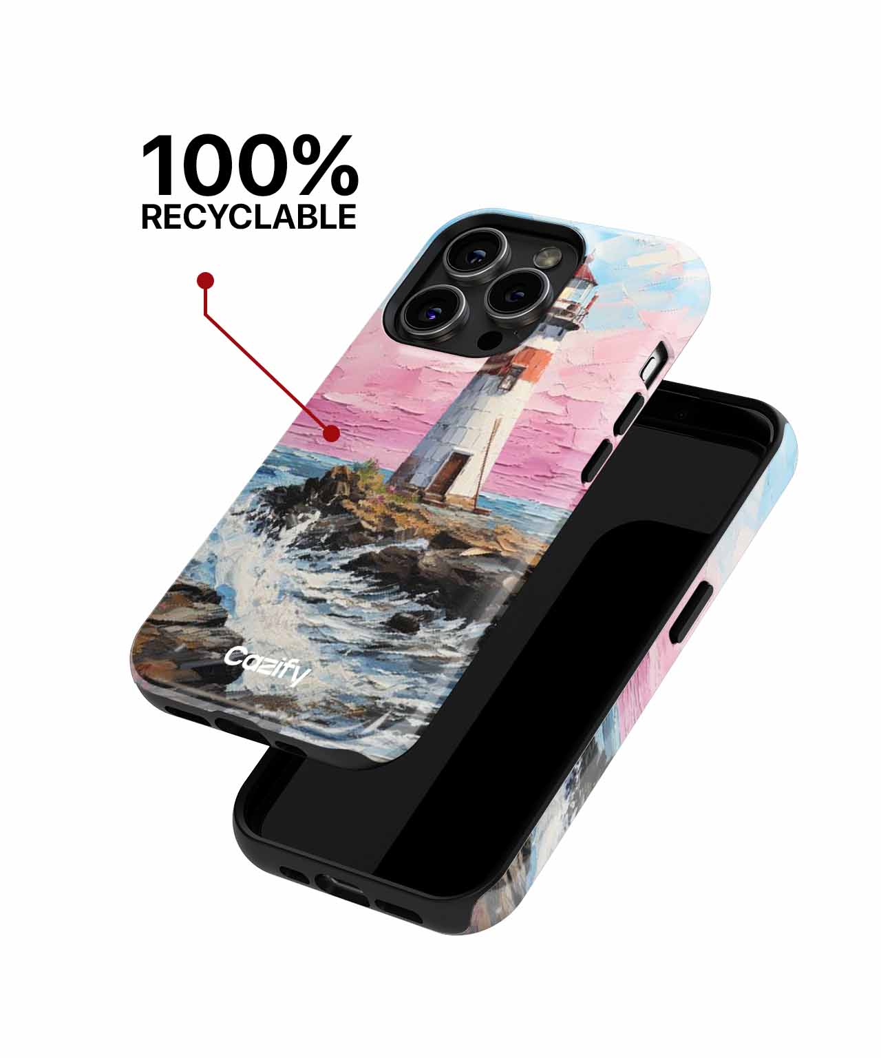Bright Beacon Guiding Lost Ships Home iPhone case Case Cazify - Delivery Canada