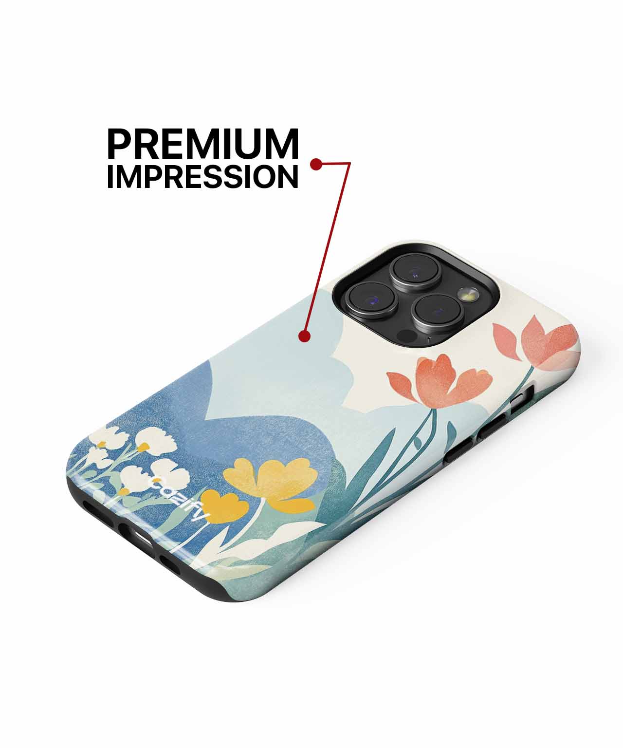 Bright Cheerful Floral Fantasy iPhone case Case Cazify - Delivery Canada