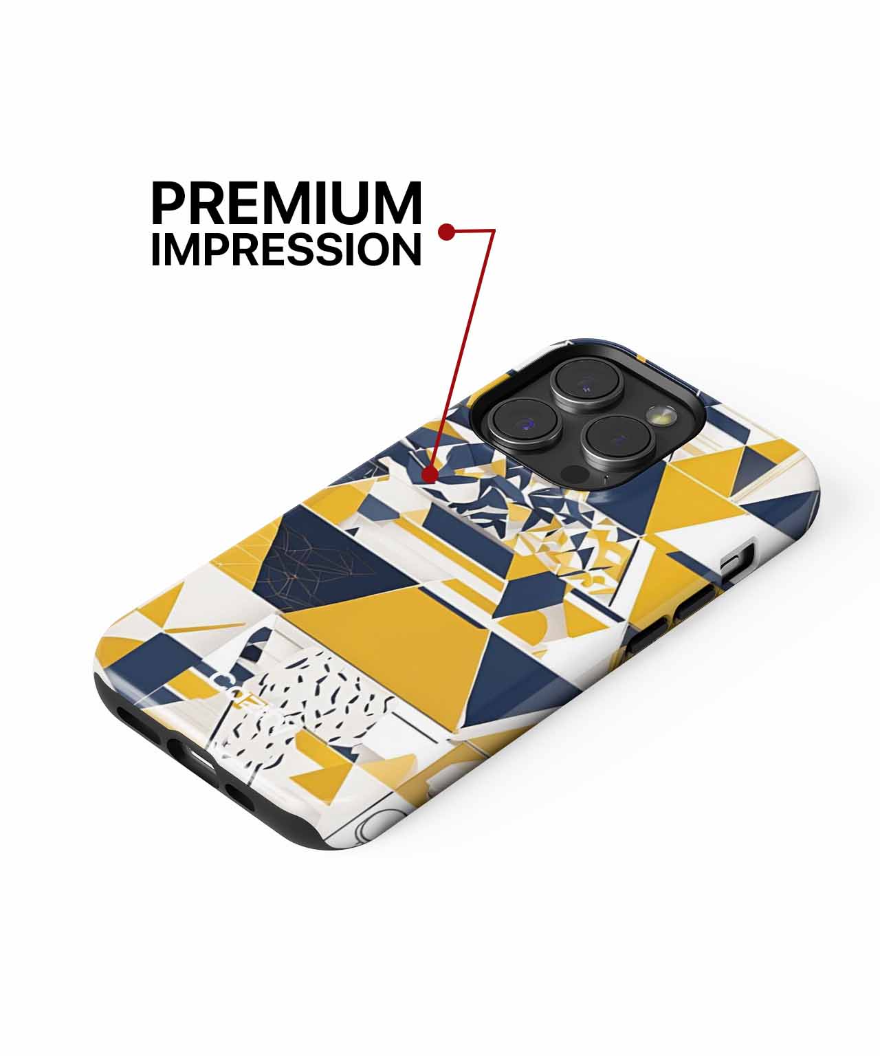 Bright Geometric Chaos and Harmony iPhone case Case Cazify - Delivery Canada