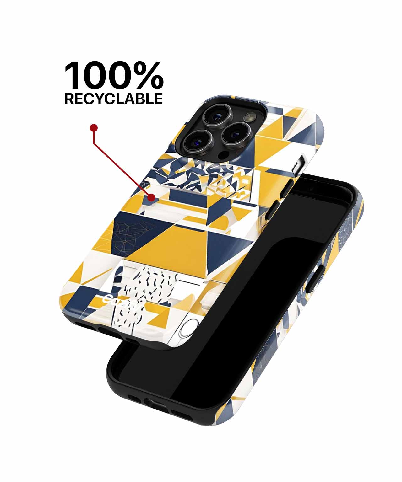 Bright Geometric Chaos and Harmony iPhone case Case Cazify - Delivery Canada
