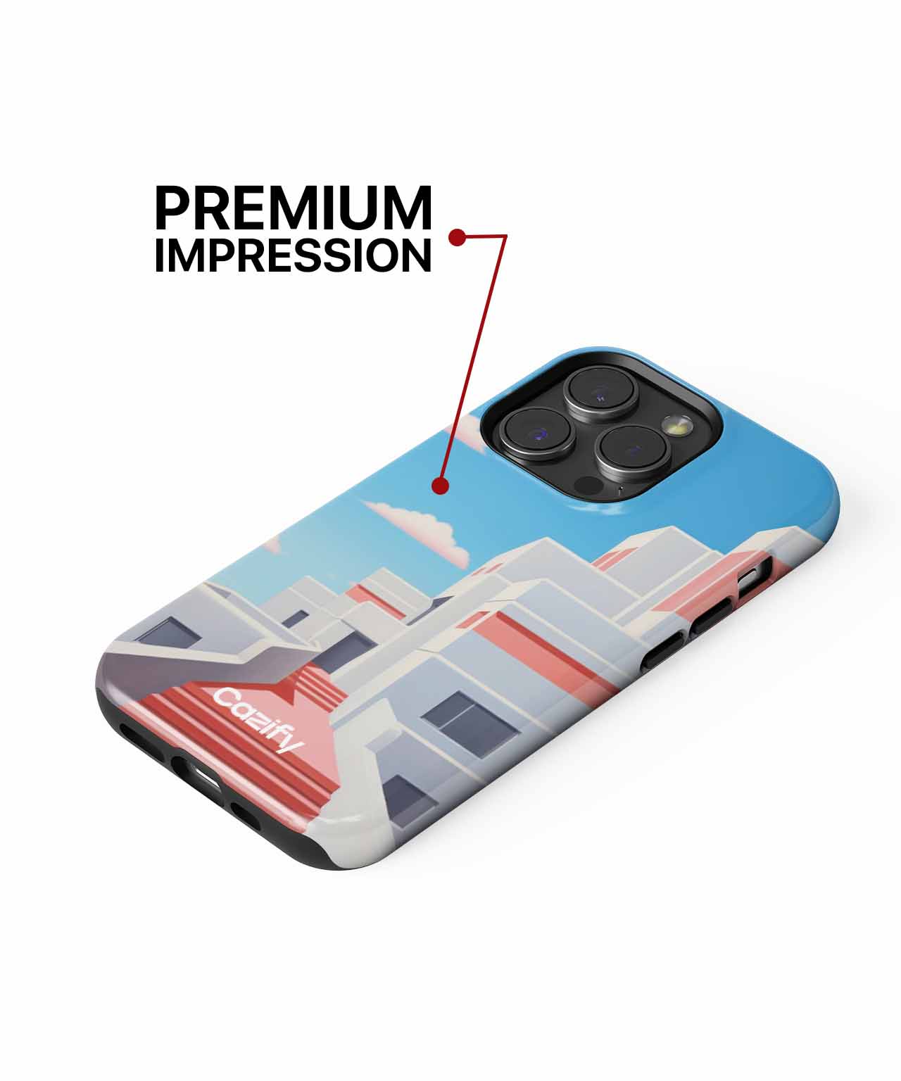 Bright Sunny Steps to Nowhere iPhone case Case Cazify - Delivery Canada