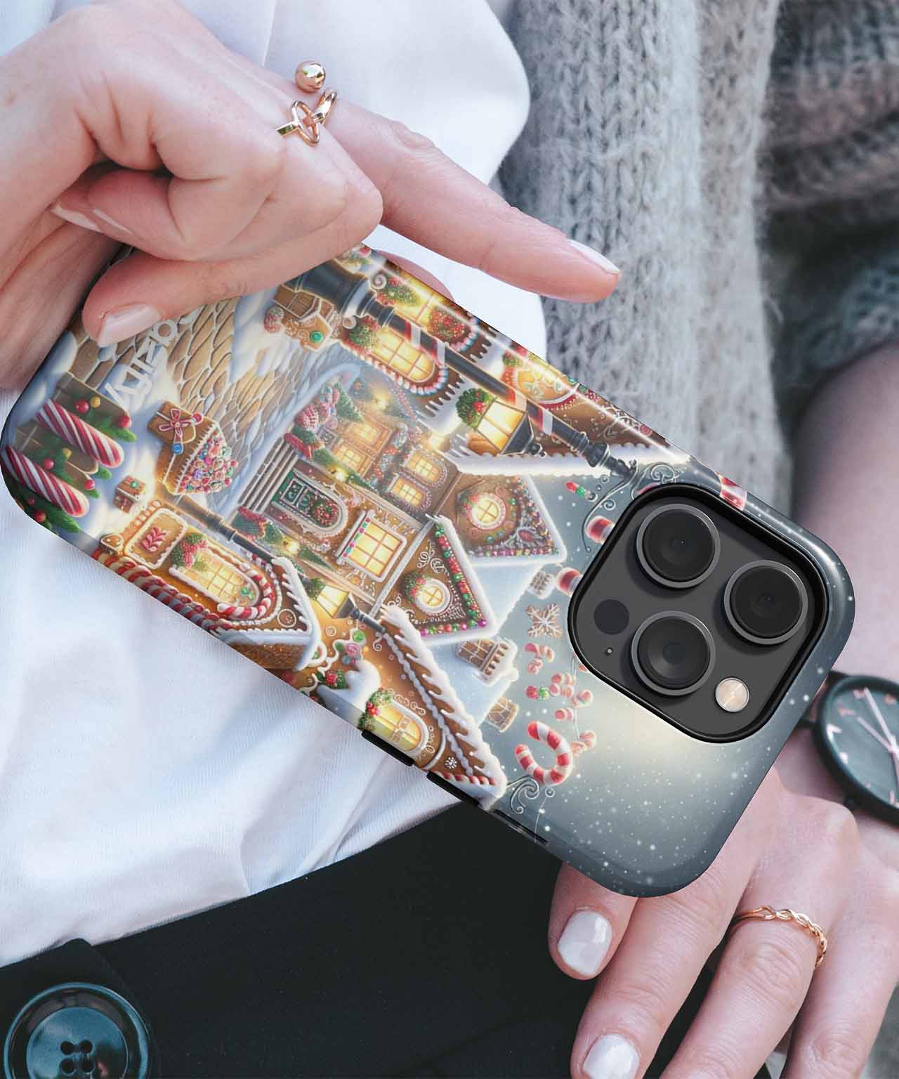 Candyland Village of Holiday Cheer iPhone case Case Cazify - Delivery Canada