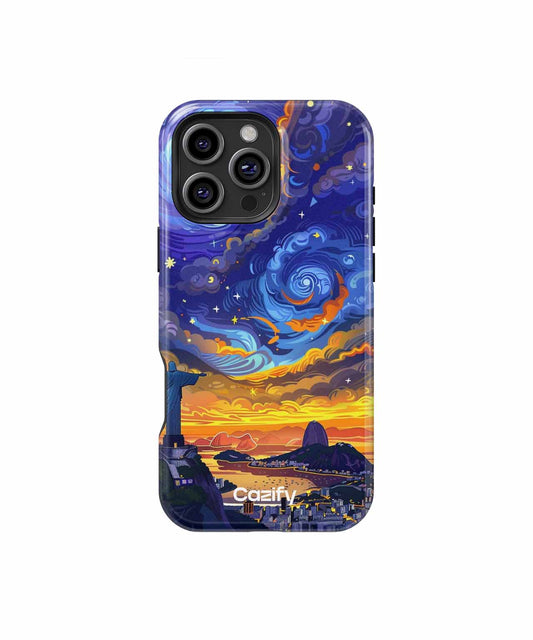 Celestial Sunset Over Rio de Janeiro iPhone case Case Cazify - Delivery Canada