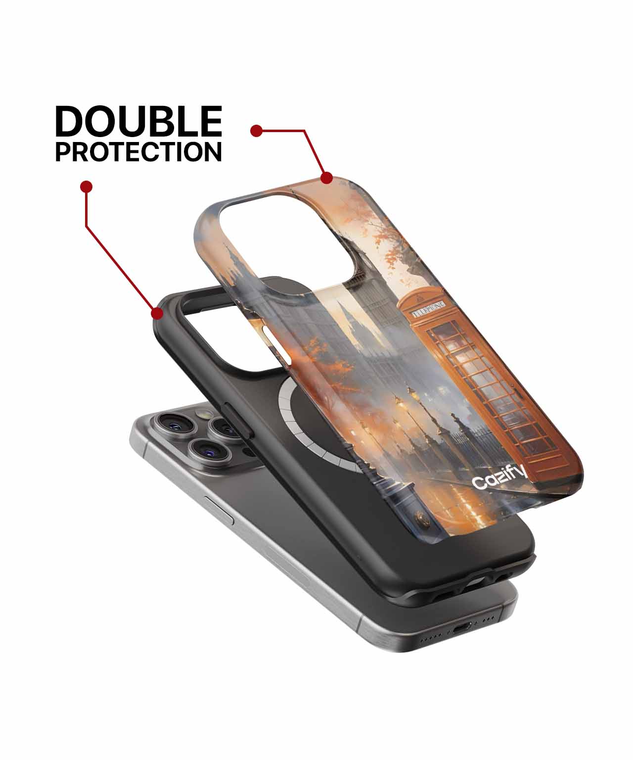 Charming London Evening with Big Ben iPhone case Case Cazify - Delivery Canada