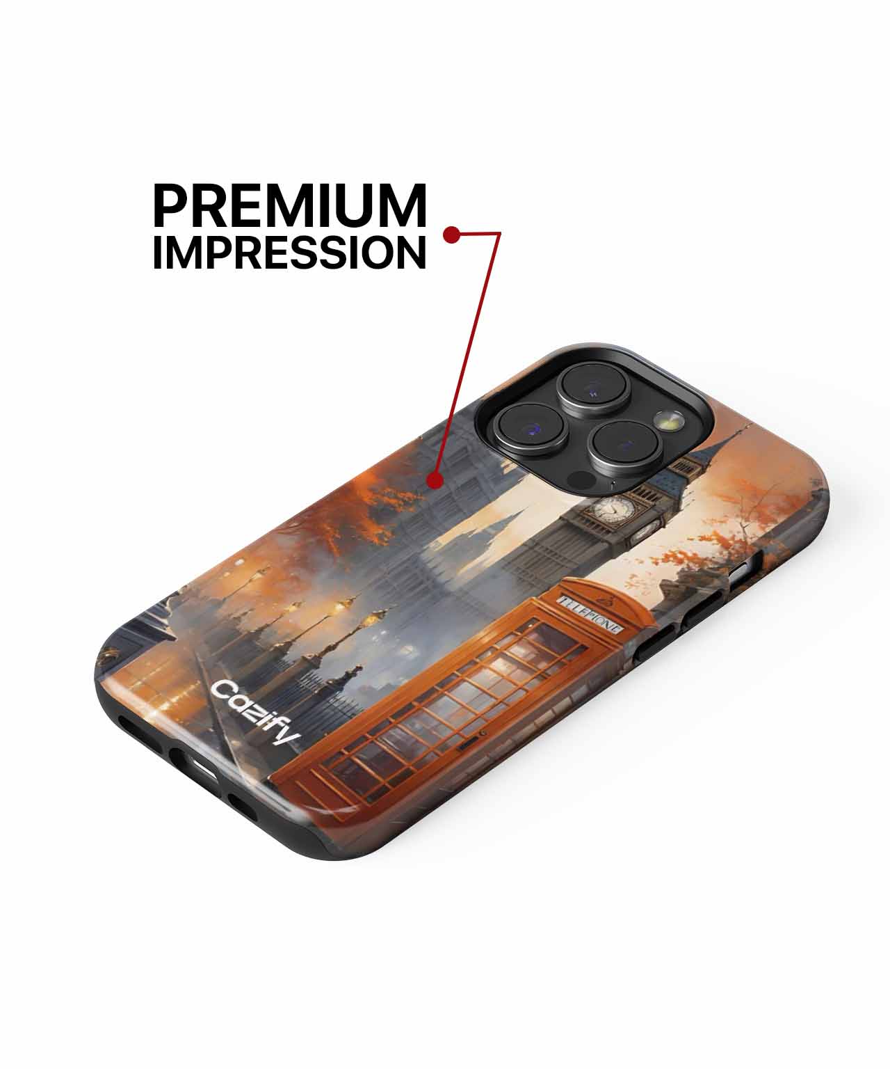 Charming London Evening with Big Ben iPhone case Case Cazify - Delivery Canada