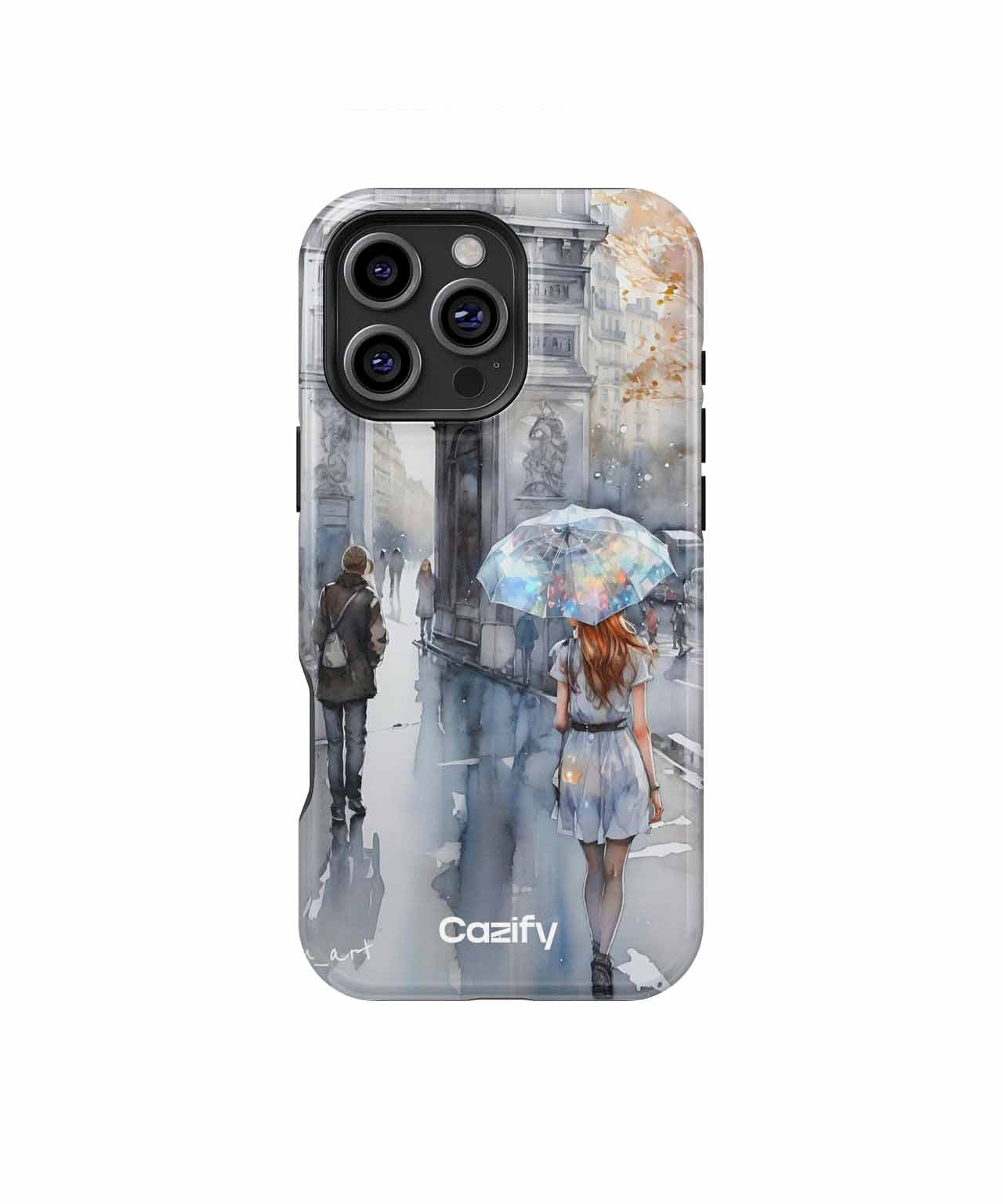 Charming Rainy Day in Paris iPhone case Case Cazify - Delivery Canada