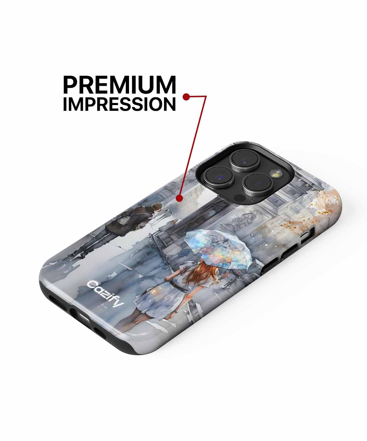 Charming Rainy Day in Paris iPhone case Case Cazify - Delivery Canada