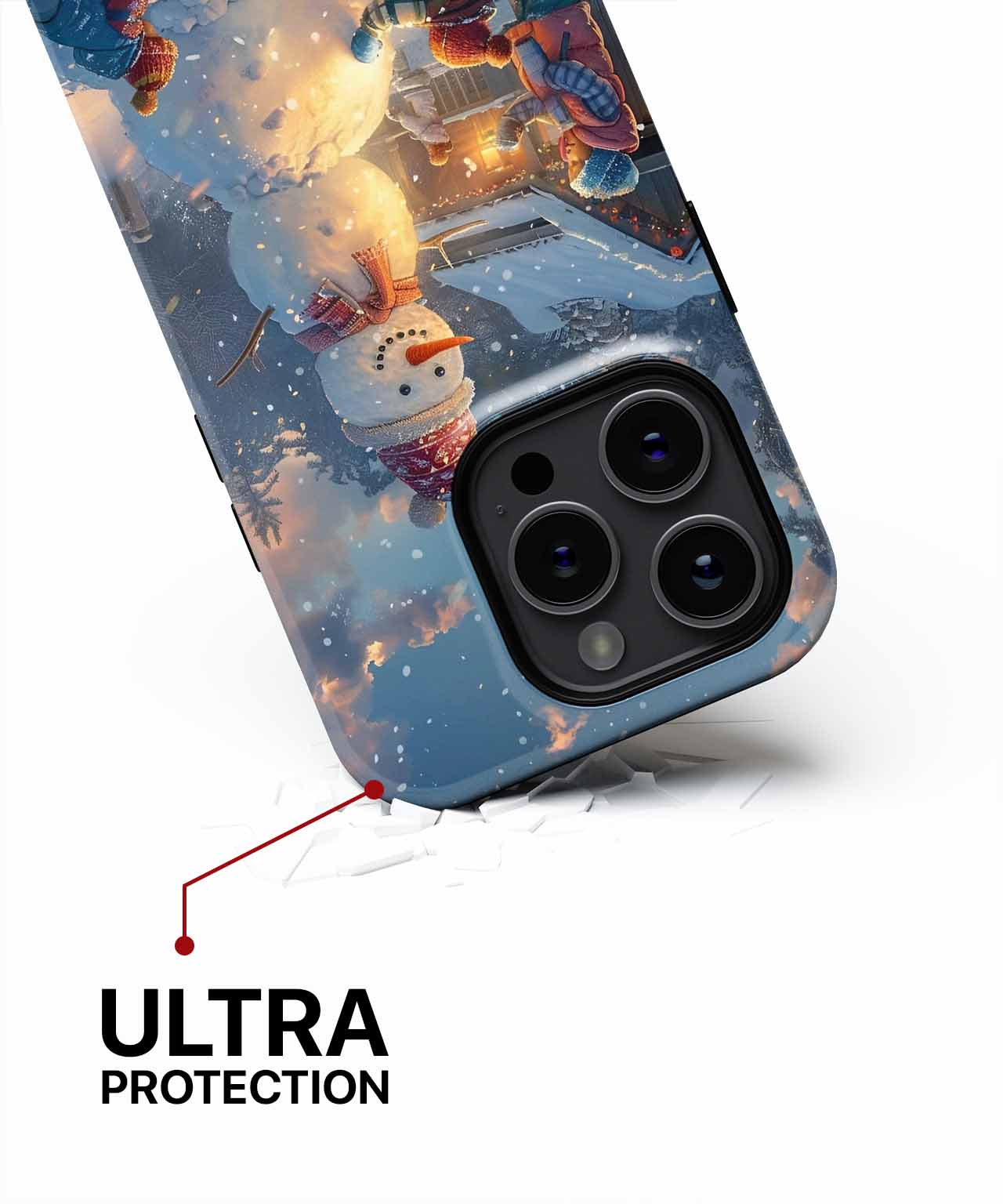 Charming Snowy Adventure with Friends iPhone case Case Cazify - Delivery Canada