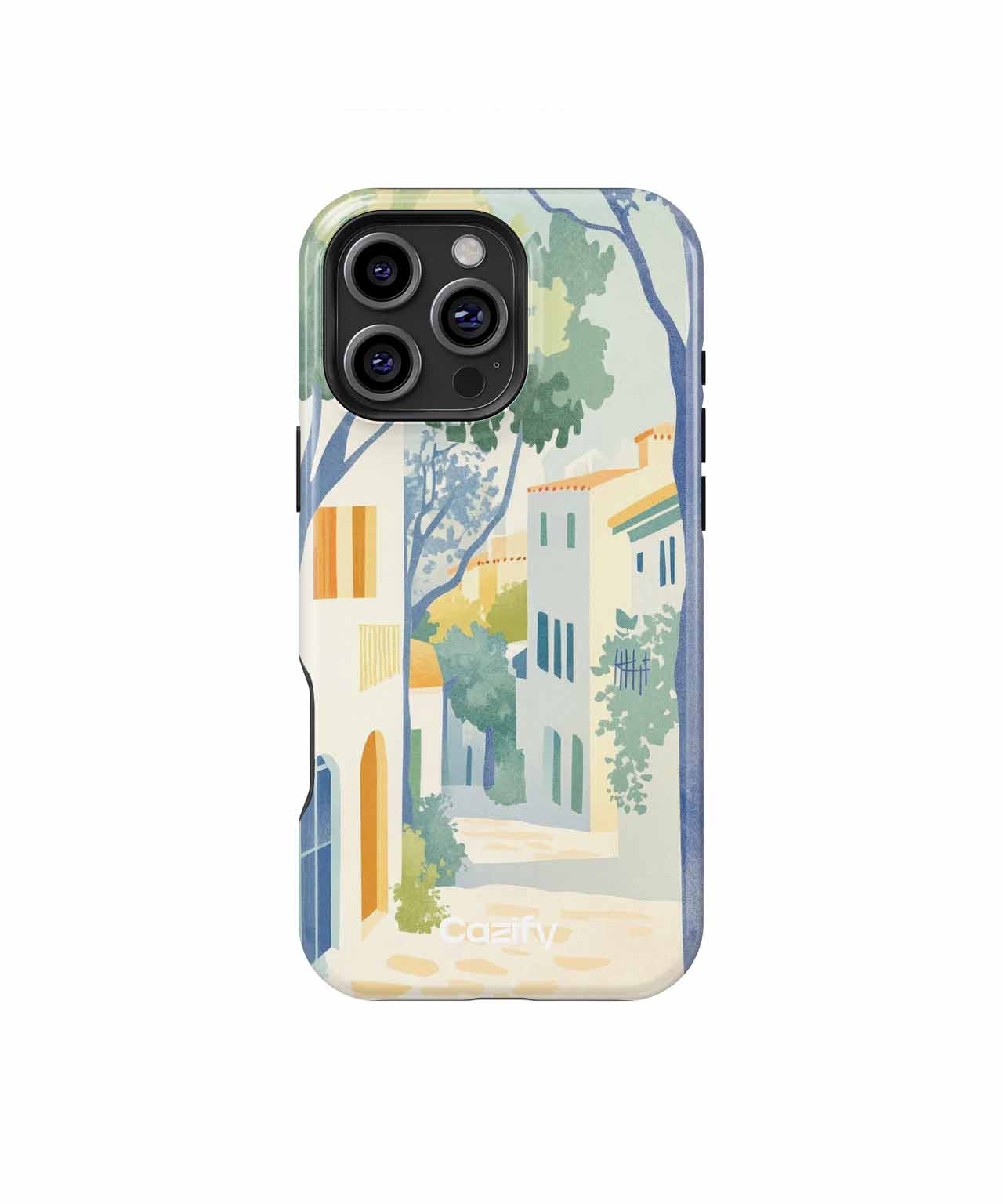 Charming Sunlit Pathway Through Villages iPhone case Case Cazify - Delivery Canada