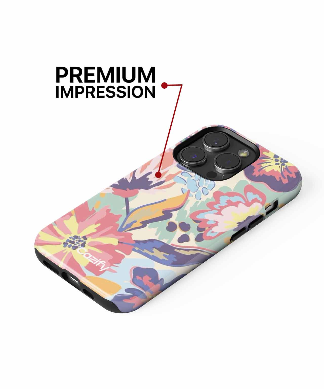 Cheerful Blooming Delightful Garden iPhone case Case Cazify - Delivery Canada