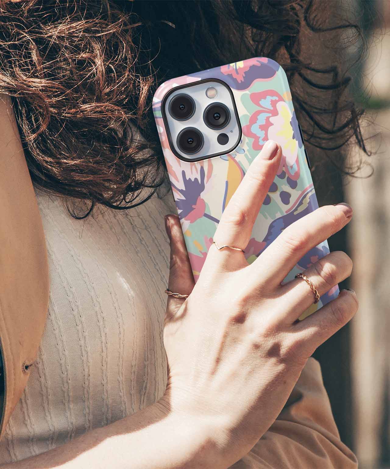 Cheerful Blooming Delightful Garden iPhone case Case Cazify - Delivery Canada