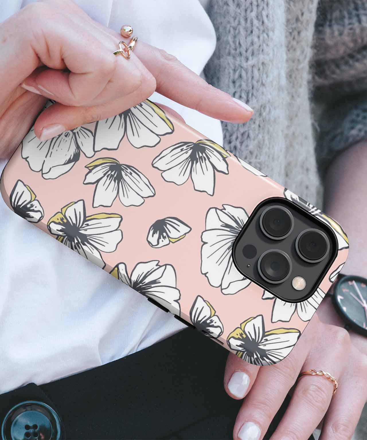 Cheerful Blooming Floral Extravaganza iPhone case Case Cazify - Delivery Canada