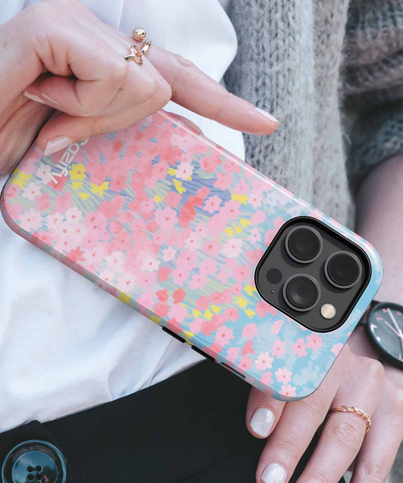 Cheerful Blooming Garden of Happiness iPhone case Case Cazify - Delivery Canada