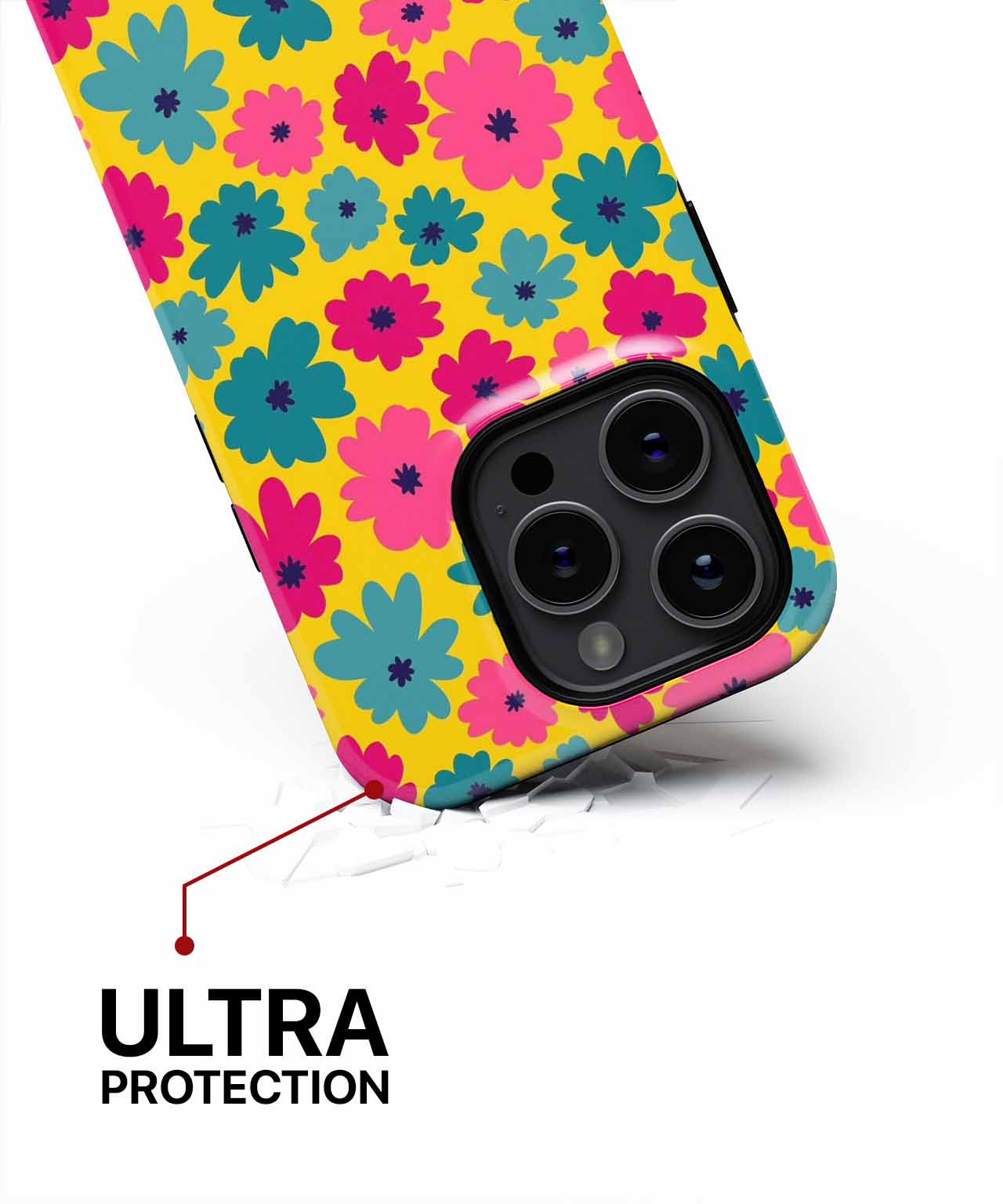 Cheerful Blossom Explosion of Colors iPhone case Case Cazify - Delivery Canada