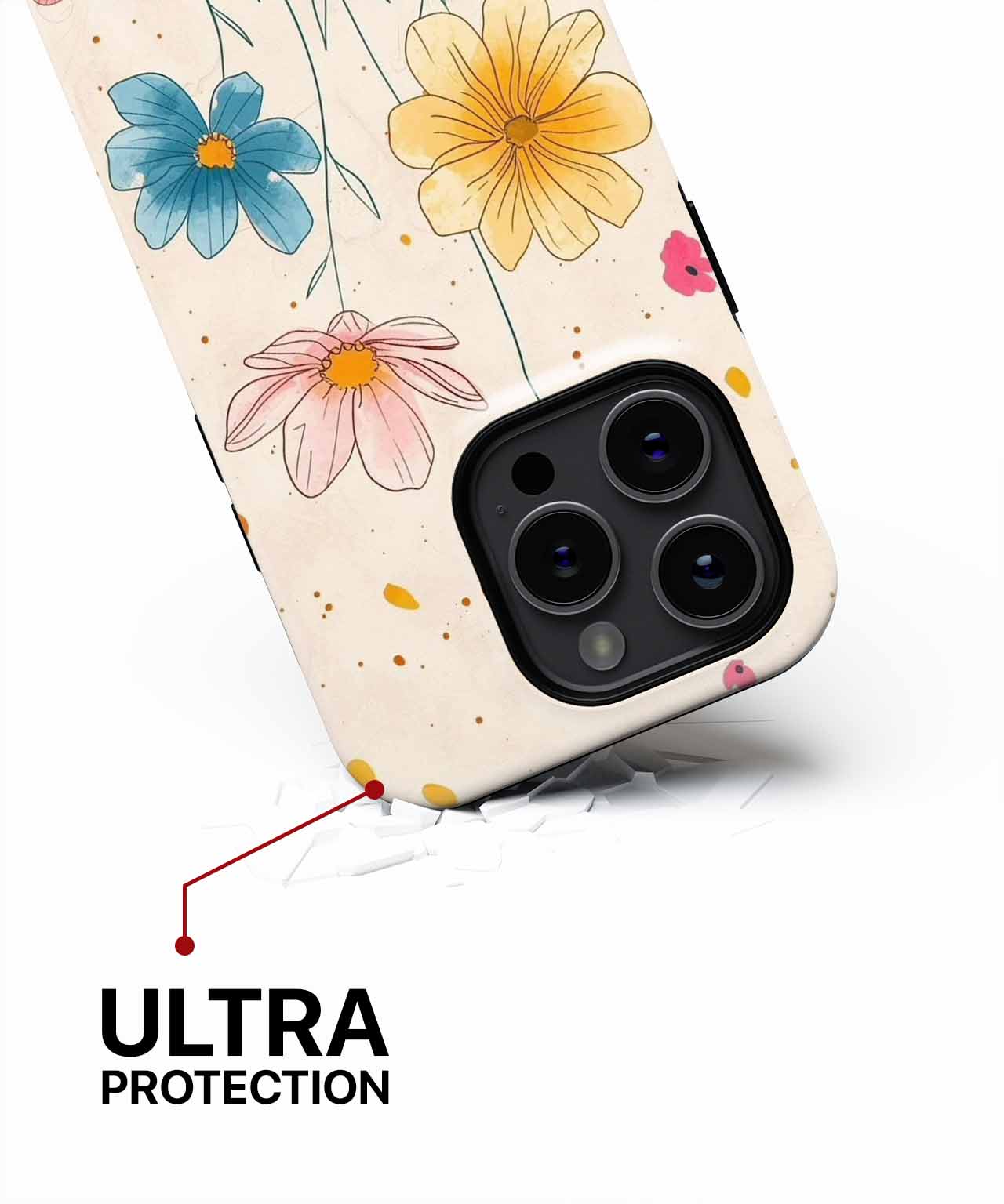 Cheerful Blossoms Dancing in the Breeze iPhone case Case Cazify - Delivery Canada