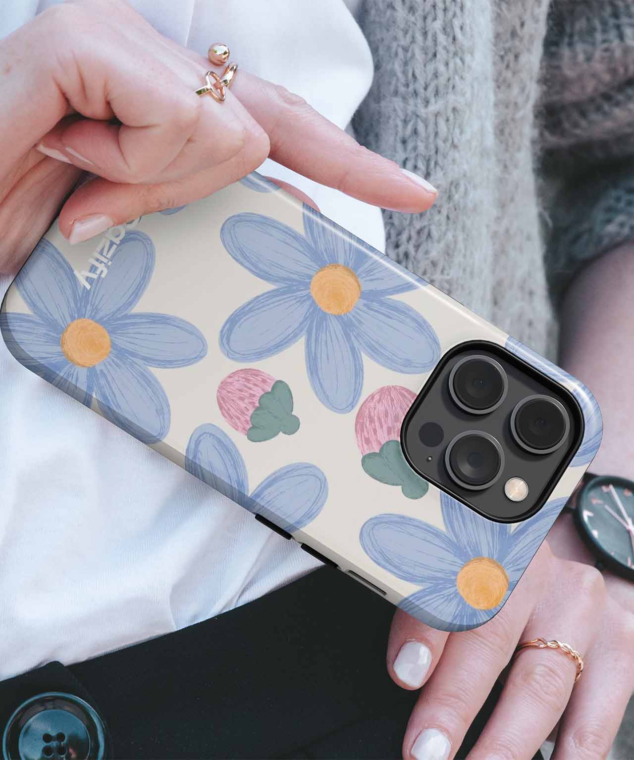 Cheerful Blossoms with Sweet Treats iPhone case Case Cazify - Delivery Canada