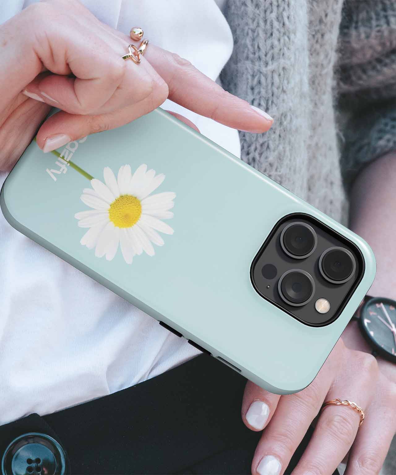 Cheerful Daisy Waving at You iPhone case Case Cazify - Delivery Canada