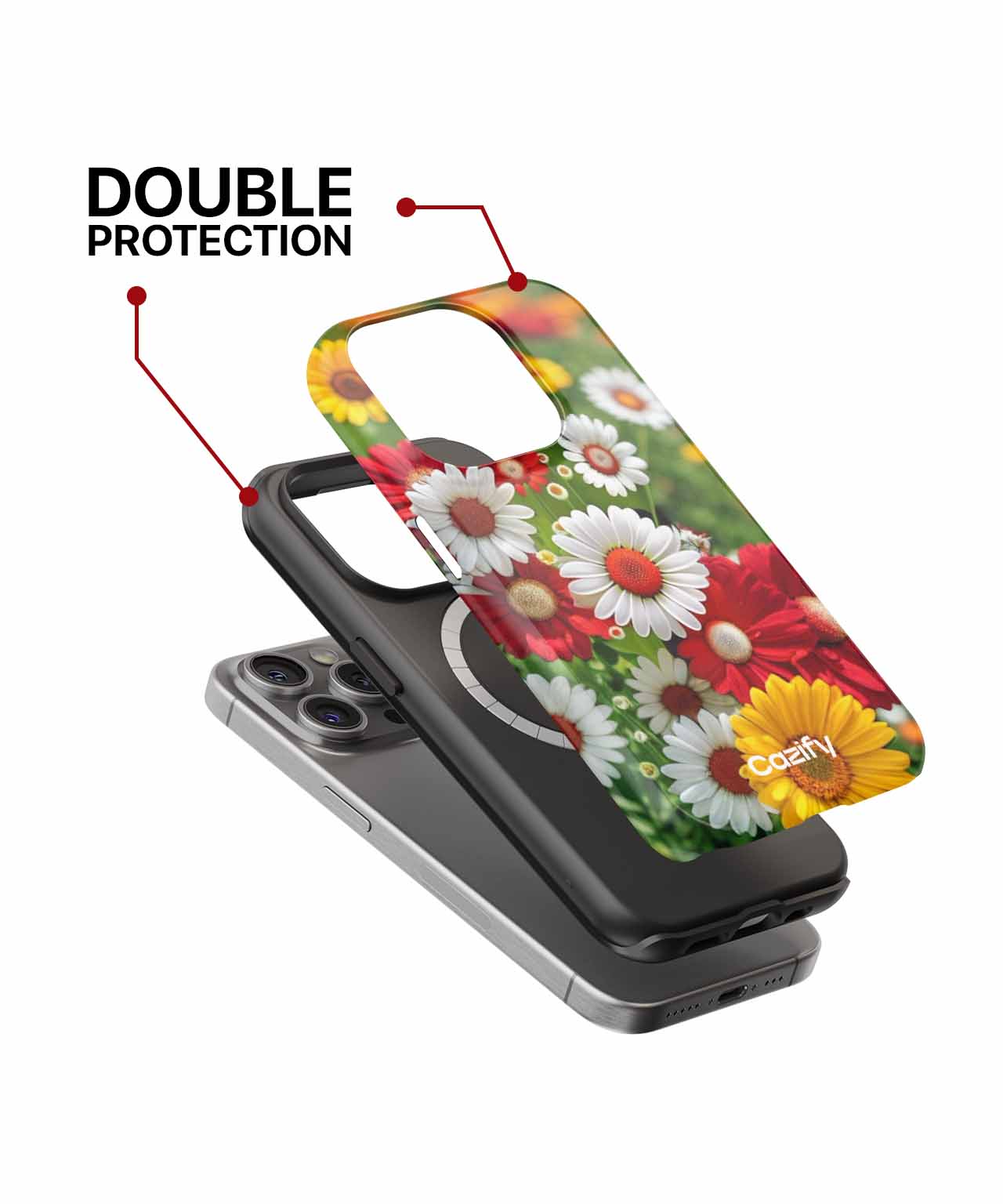Cheerful Floral Explosion Full of Colors iPhone case Case Cazify - Delivery Canada