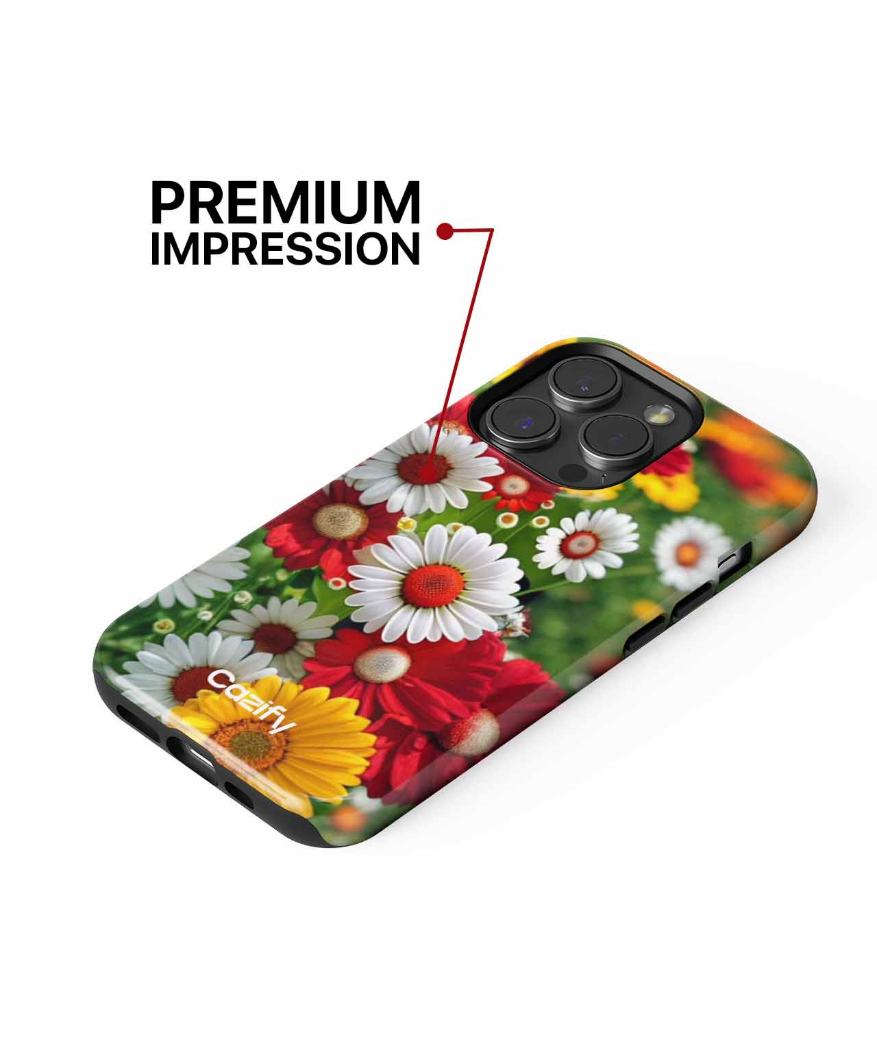 Cheerful Floral Explosion Full of Colors iPhone case Case Cazify - Delivery Canada