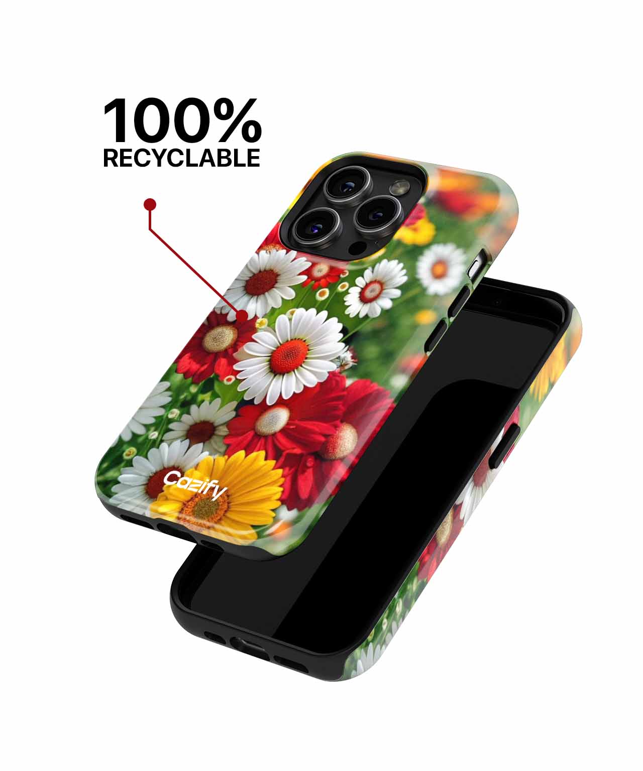 Cheerful Floral Explosion Full of Colors iPhone case Case Cazify - Delivery Canada