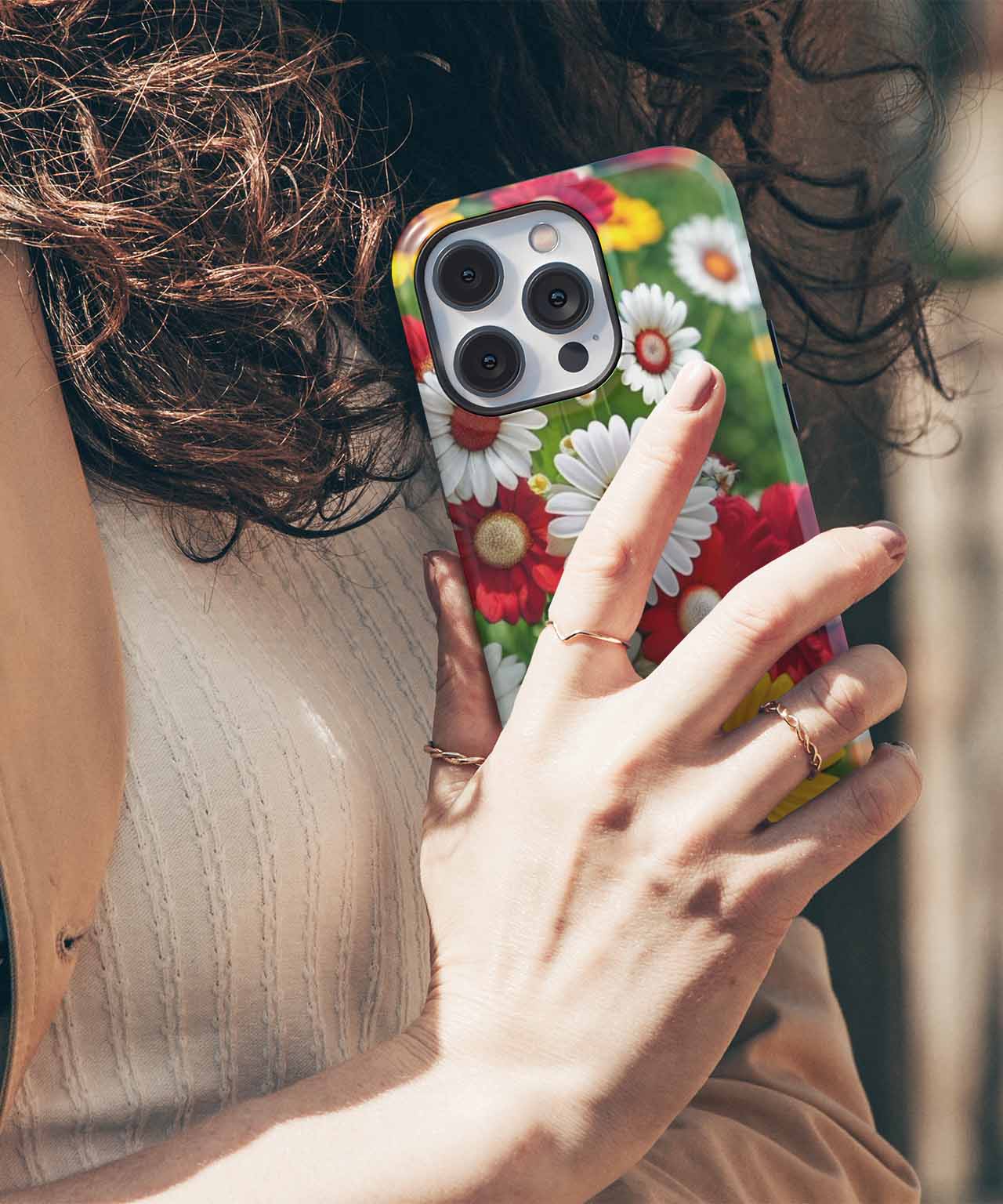 Cheerful Floral Explosion Full of Colors iPhone case Case Cazify - Delivery Canada