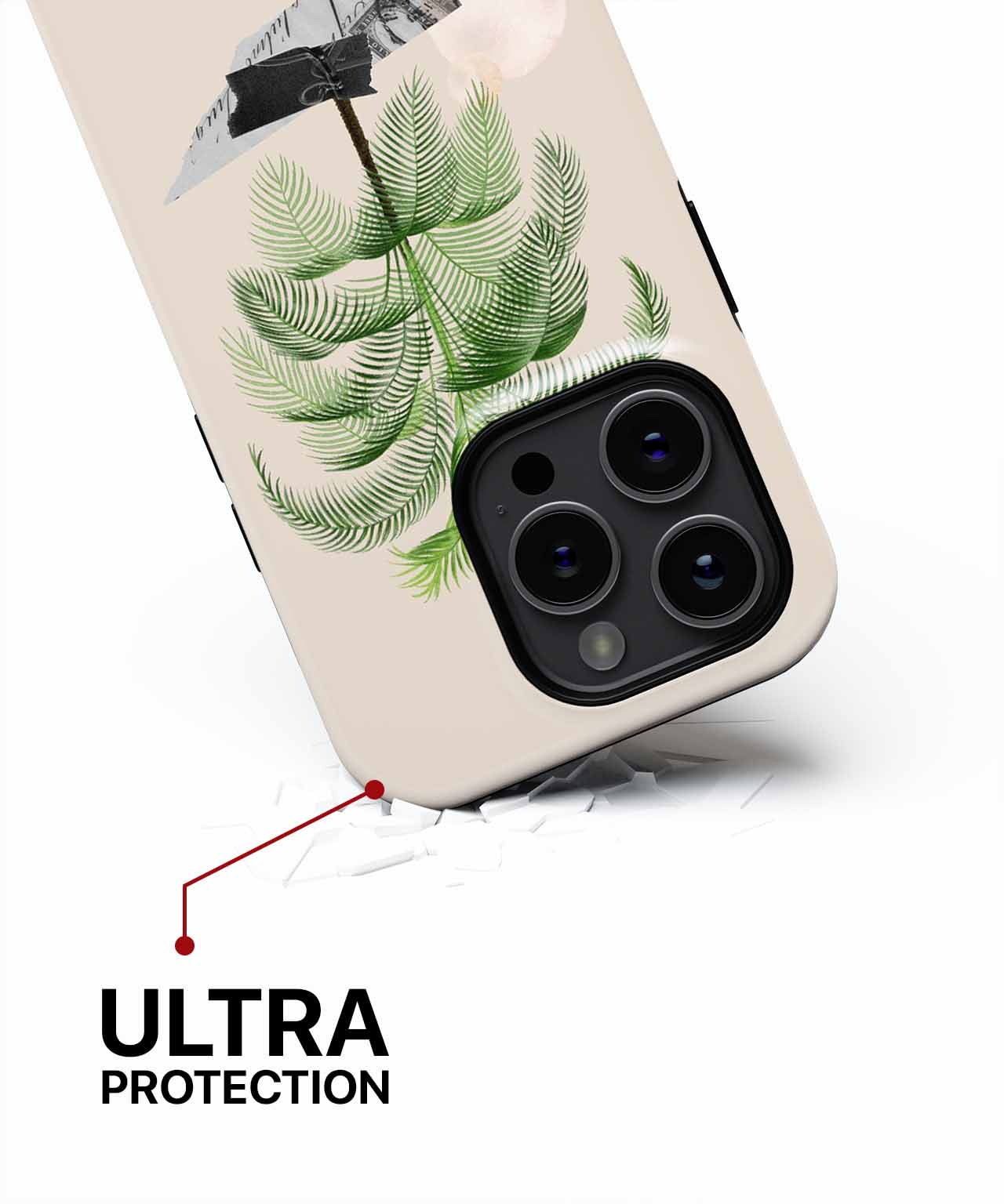 Cheerful palm plant in stylish decor iPhone case Case Cazify - Delivery Canada